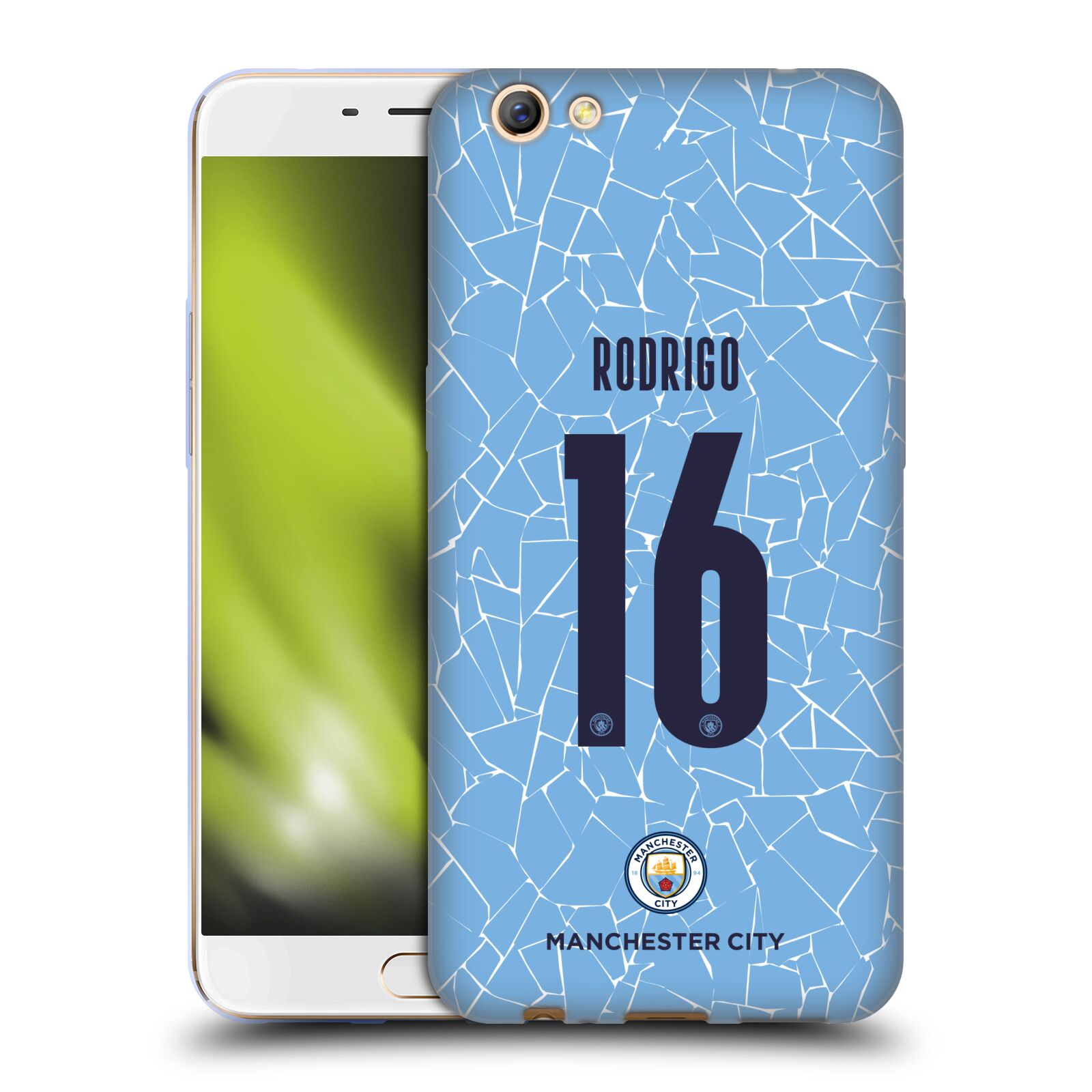 MAN CITY FC 2020/21 PLAYERS HOME KIT GROUP 1 SOFT GEL CASE FOR OPPO PHONES - 第 19/20 張圖片