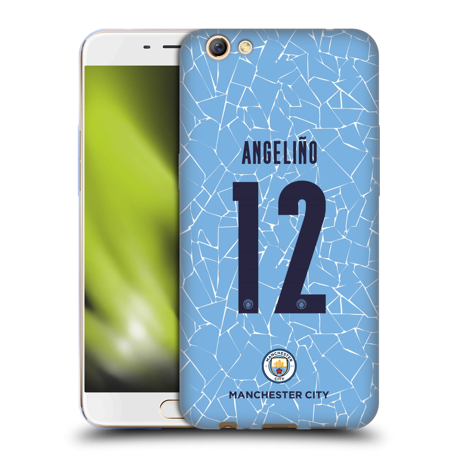 MAN CITY FC 2020/21 PLAYERS HOME KIT GROUP 2 SOFT GEL CASE FOR OPPO PHONES - 第 8/18 張圖片