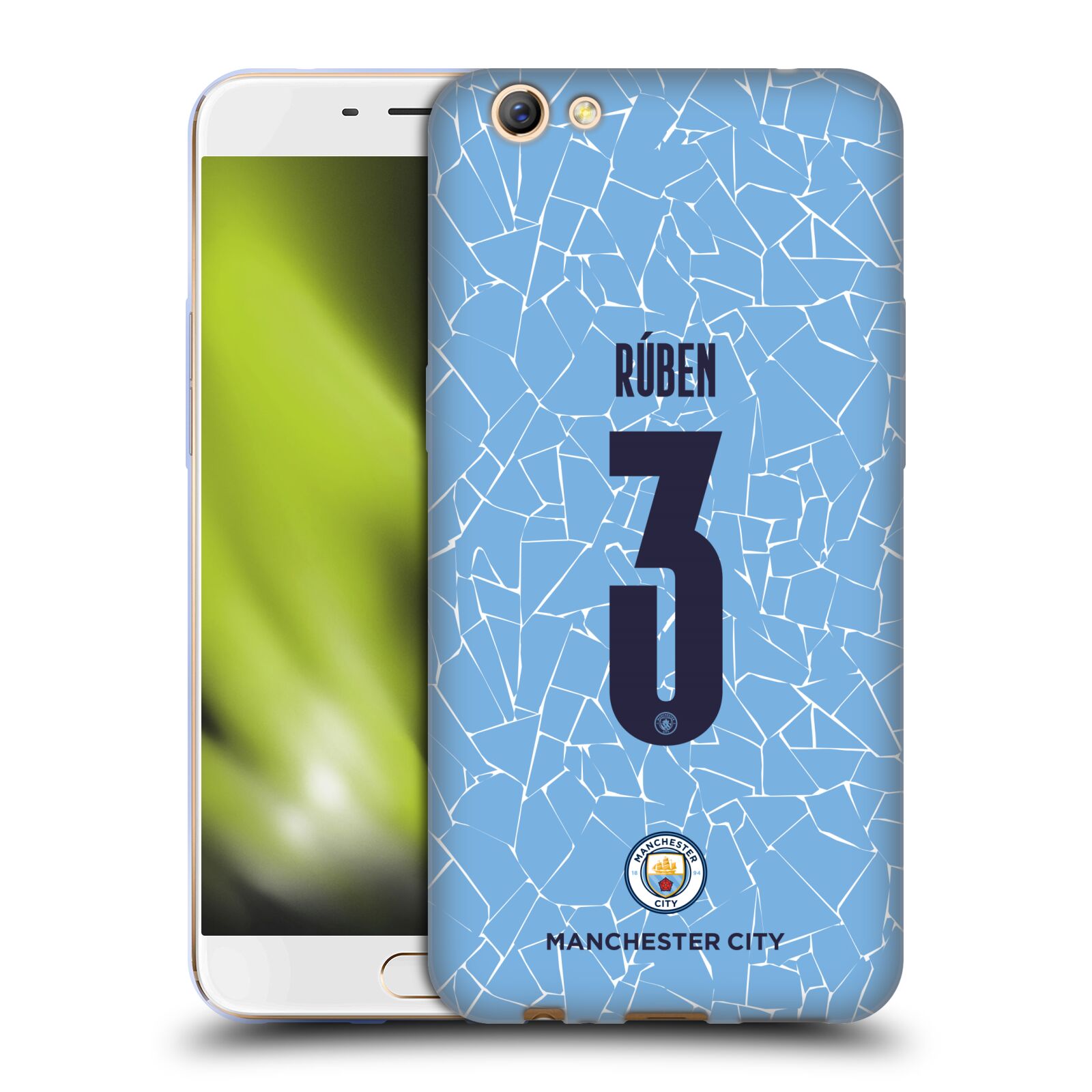 MAN CITY FC 2020/21 PLAYERS HOME KIT GROUP 2 SOFT GEL CASE FOR OPPO PHONES - 第 18/18 張圖片