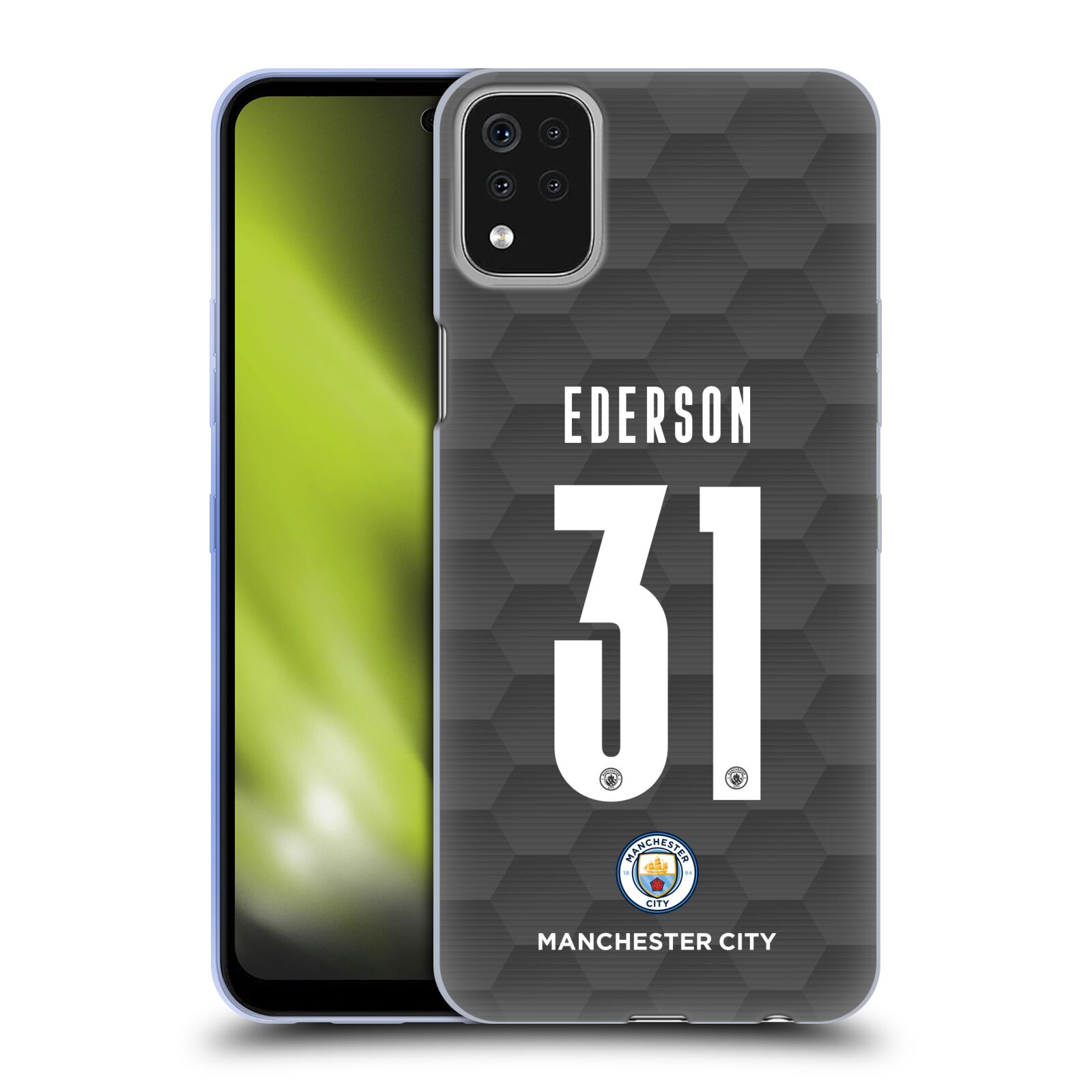 Man City FC 2020/21 Players Home Kit Grupo 2 Funda de gel suave para teléfonos LG 1 - Imagen 7 de 7