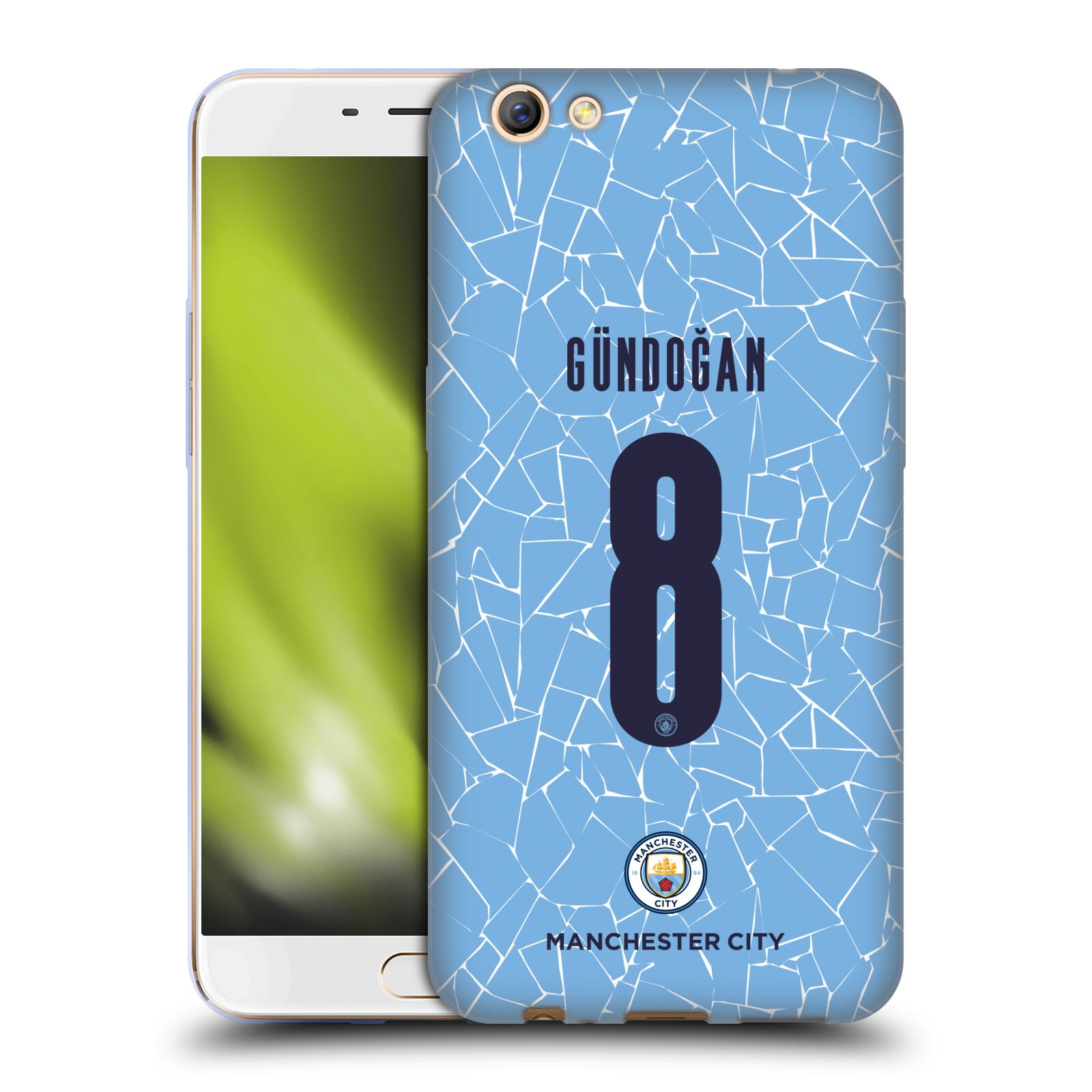 MAN CITY FC 2020/21 PLAYERS HOME KIT GROUP 2 SOFT GEL CASE FOR OPPO PHONES - 第 12/18 張圖片