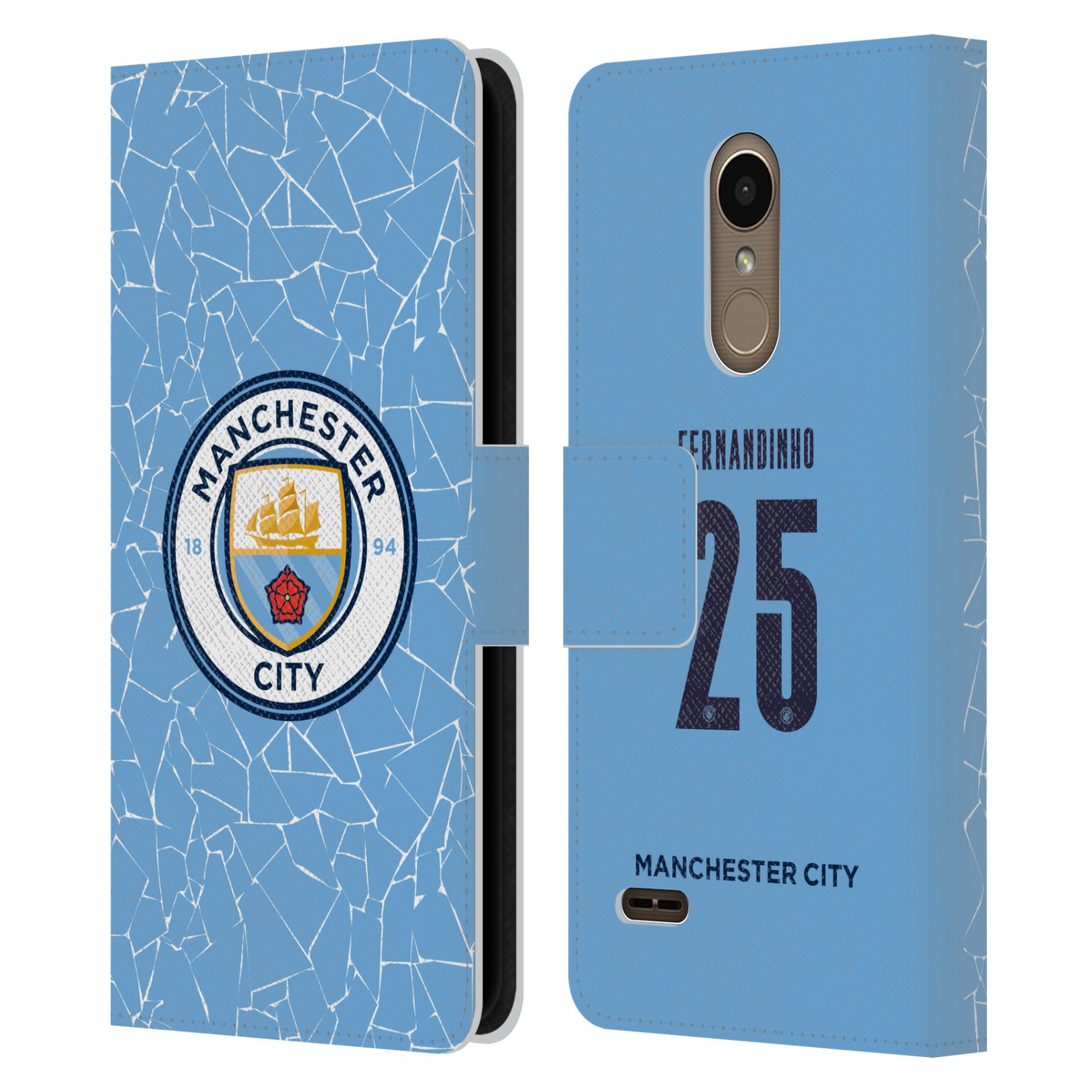 MAN CITY FC 2020/21 PLAYERS HOME KIT GROUP 2 LEATHER BOOK CASE FOR LG PHONES 1 - 第 6/6 張圖片