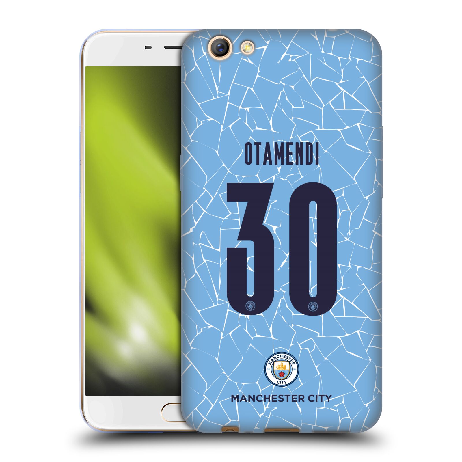 MAN CITY FC 2020/21 PLAYERS HOME KIT GROUP 2 SOFT GEL CASE FOR OPPO PHONES - 第 15/18 張圖片