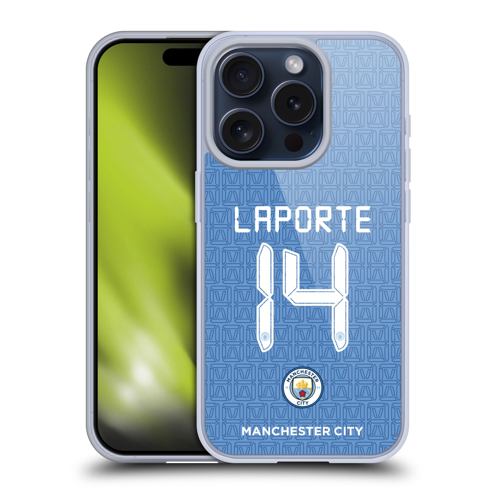 MAN CITY FC 2021/22 PLAYERS HOME KIT GROUP 1 ÉTUI COQUE EN GEL POUR APPLE iPHONE - Photo 8 sur 17