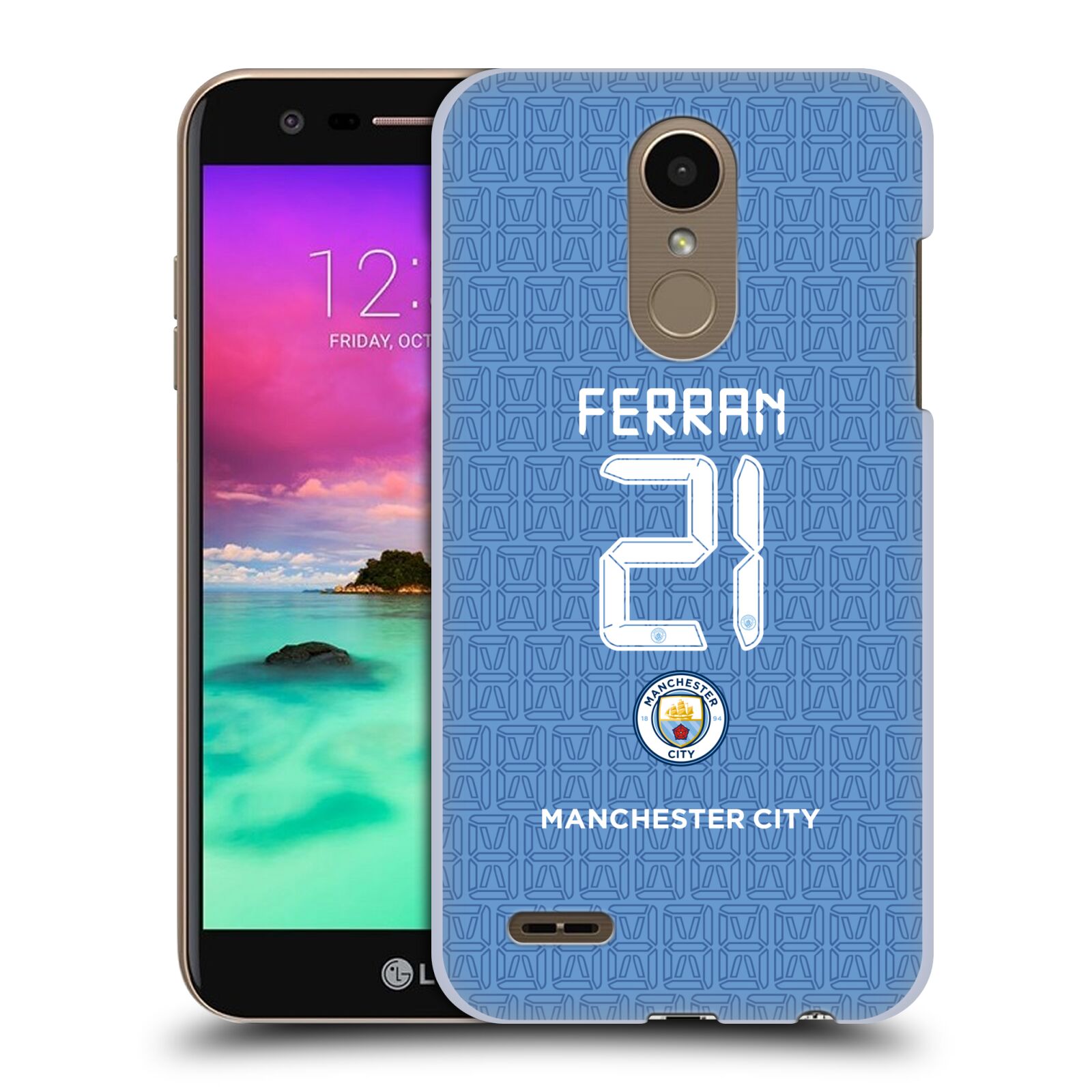 MAN CITY FC 2021/22 PLAYERS HOME KIT GROUP 2 HARD BACK CASE FOR LG PHONES 1 - 第 9/15 張圖片