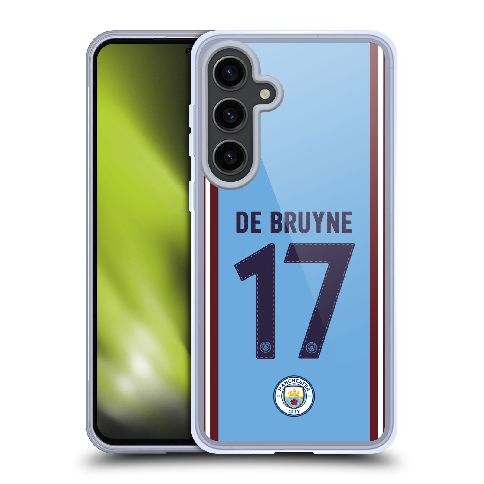 MAN CITY FC 2022/23 PLAYERS HOME KIT GEL CASE COMPATIBLE WITH SAMSUNG & MAGSAFE - 第 10/12 張圖片
