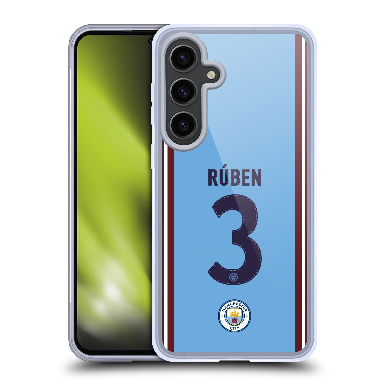 MAN CITY FC 2022/23 PLAYERS HOME KIT GEL CASE COMPATIBLE WITH SAMSUNG & MAGSAFE - 第 12/12 張圖片