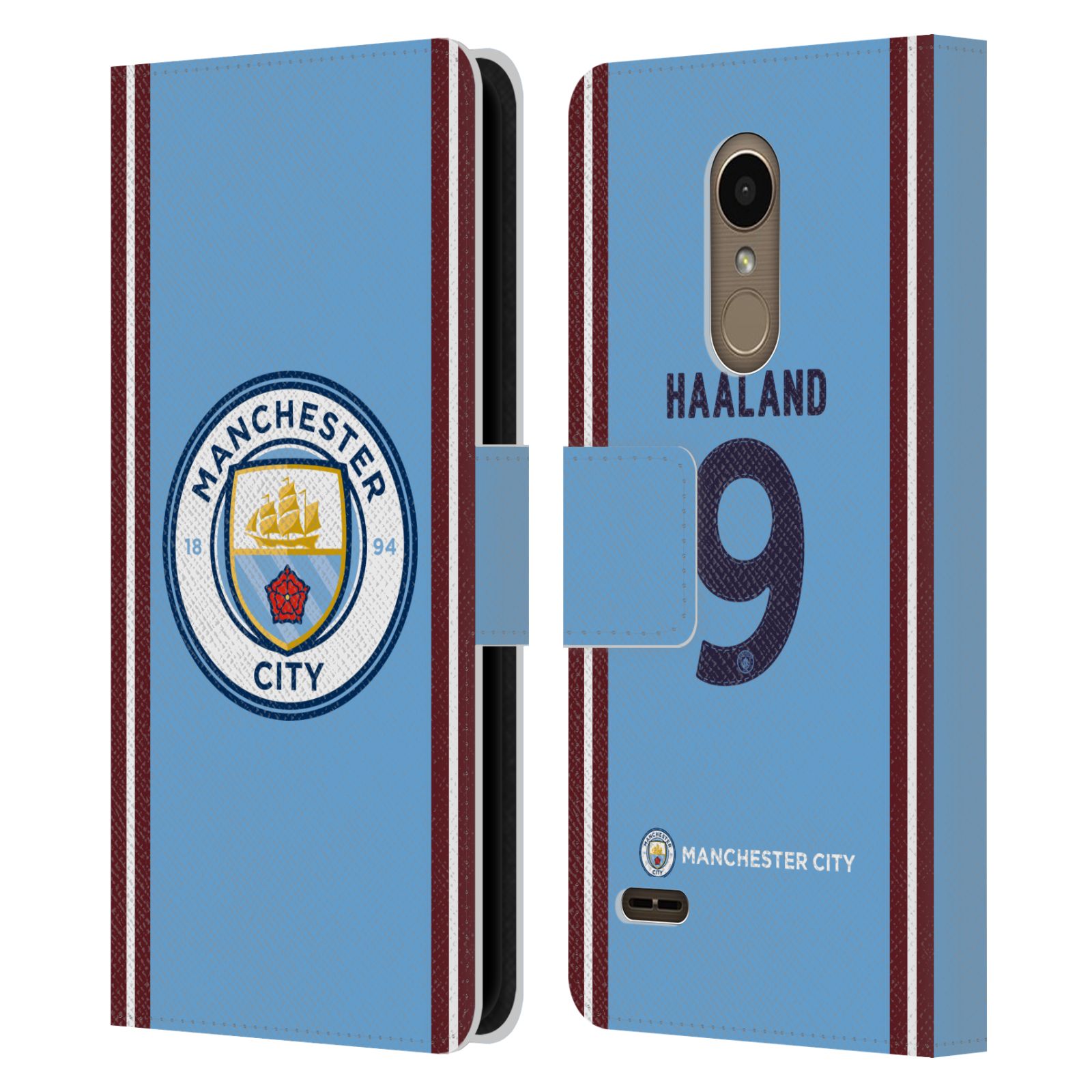 MAN CITY FC 2022/23 PLAYERS HOME KIT LEATHER BOOK WALLET CASE FOR LG PHONES 1 - 第 7/7 張圖片