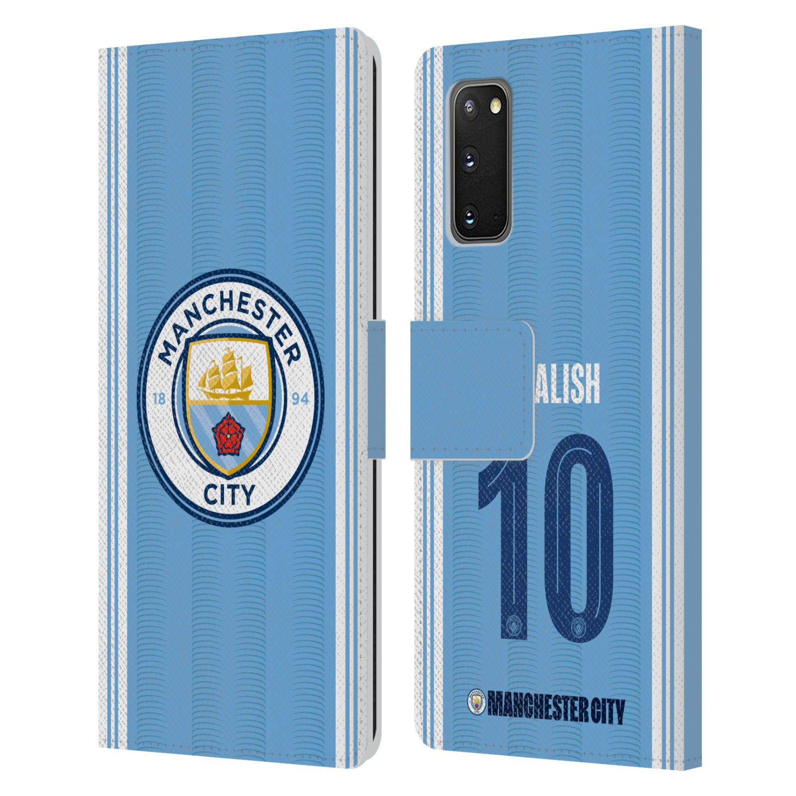 MAN CITY FC 2023/24 PLAYERS HOME KIT LEATHER BOOK CASE FOR SAMSUNG PHONES 2 - Picture 8 of 10