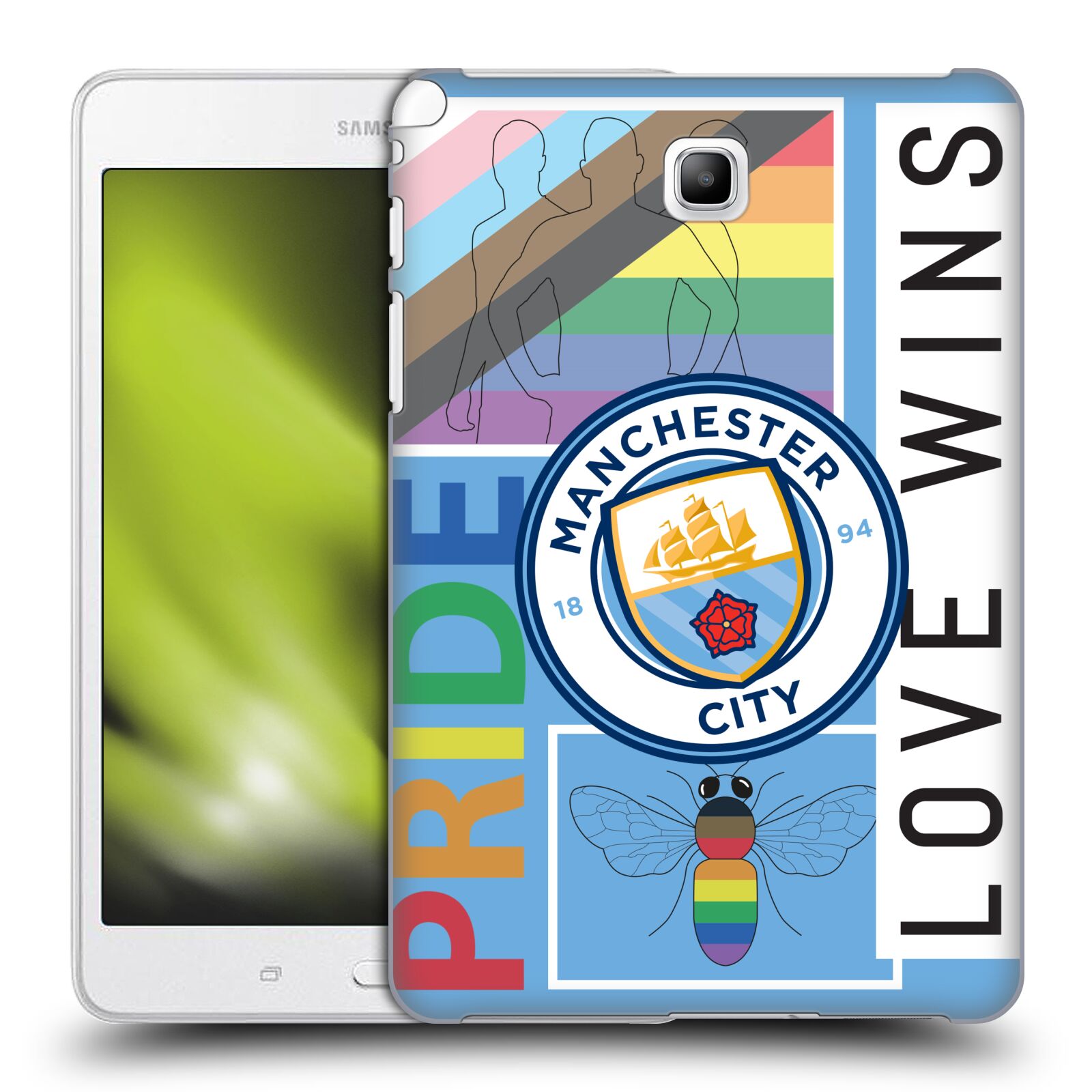 OFFICIAL MANCHESTER CITY MAN CITY FC PRIDE HARD BACK CASE FOR SAMSUNG TABLETS 1 - Picture 8 of 8