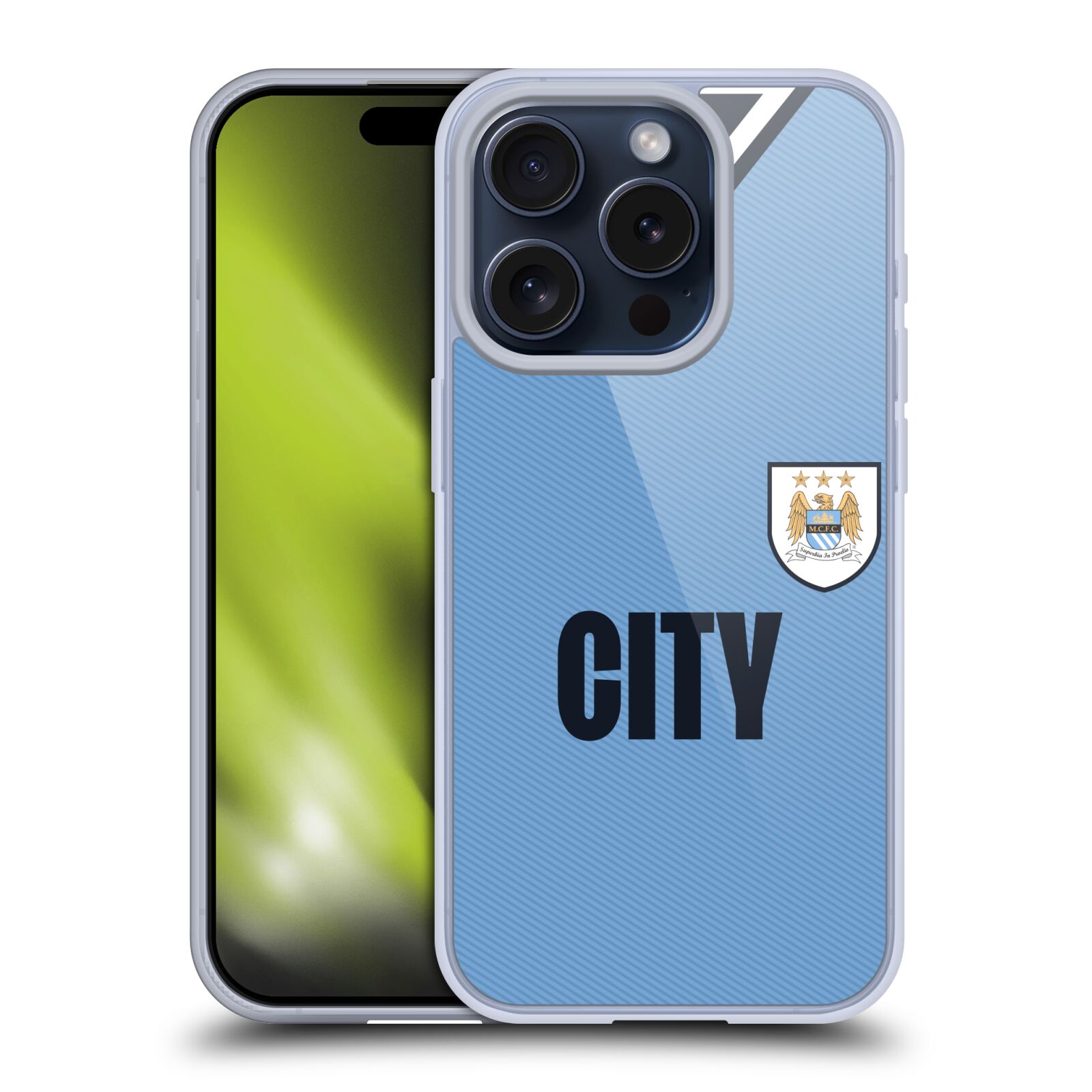 OFFICIAL MANCHESTER CITY MAN CITY FC RETRO KITS GEL CASE FOR APPLE iPHONE PHONES - Picture 11 of 12