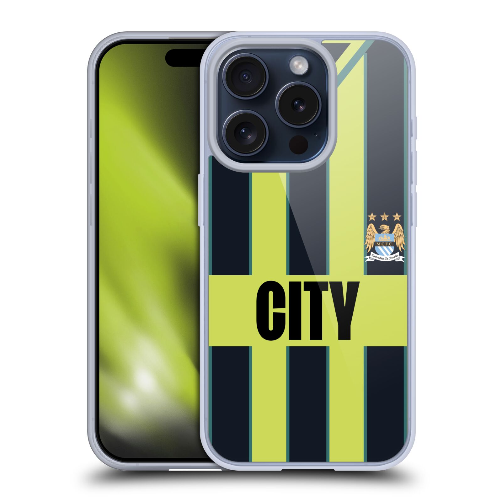 OFFICIAL MANCHESTER CITY MAN CITY FC RETRO KITS GEL CASE FOR APPLE iPHONE PHONES - Picture 12 of 12
