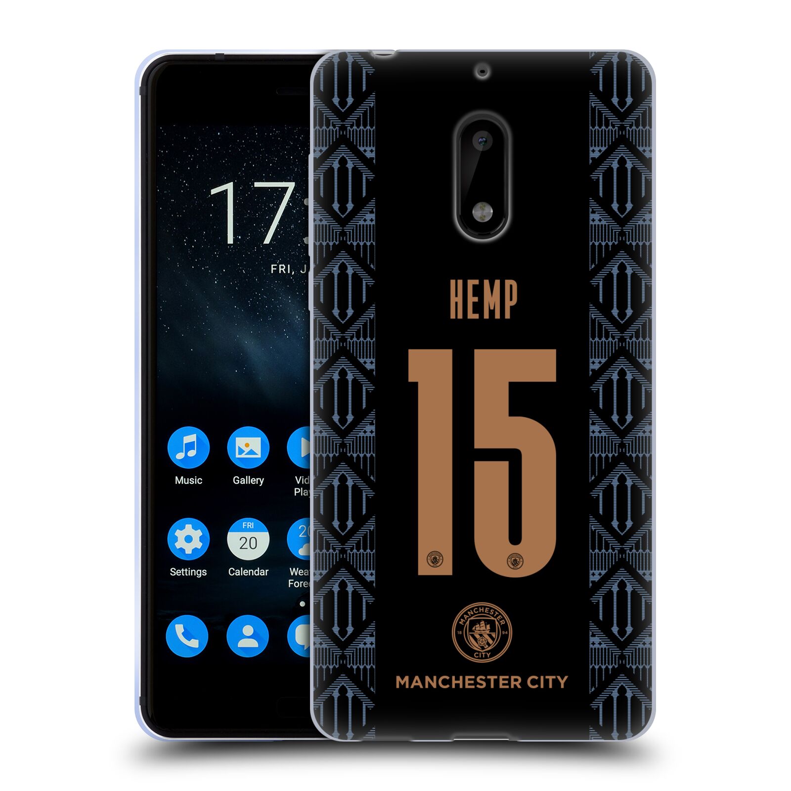 MAN CITY FC 2020/21 WOMEN'S AWAY KIT GROUP 1 SOFT GEL CASE FOR NOKIA PHONES 1 - 第 17/19 張圖片