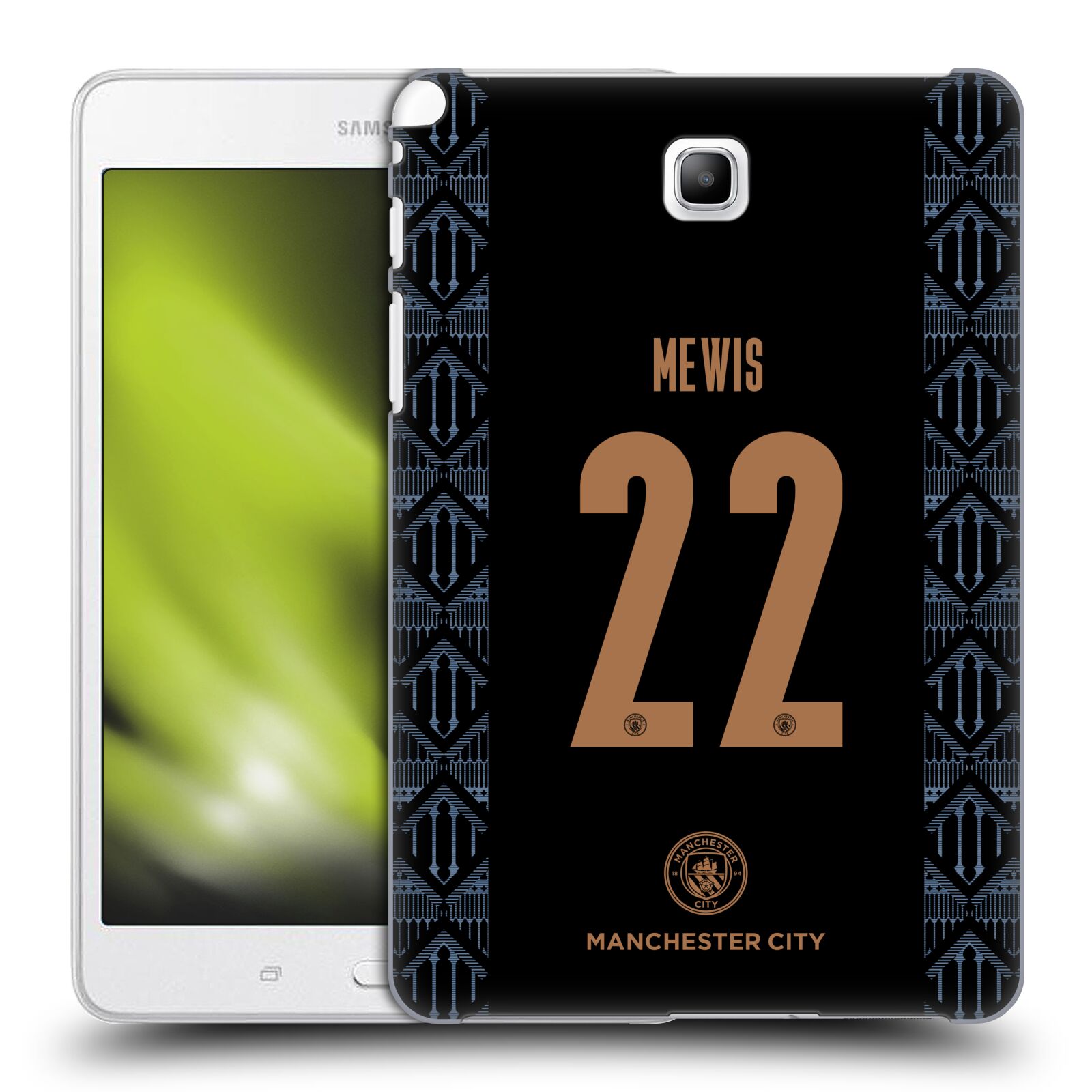 MAN CITY FC 2020/21 WOMEN'S AWAY KIT GROUP 1 BACK CASE FOR SAMSUNG TABLETS 1 - Picture 18 of 19