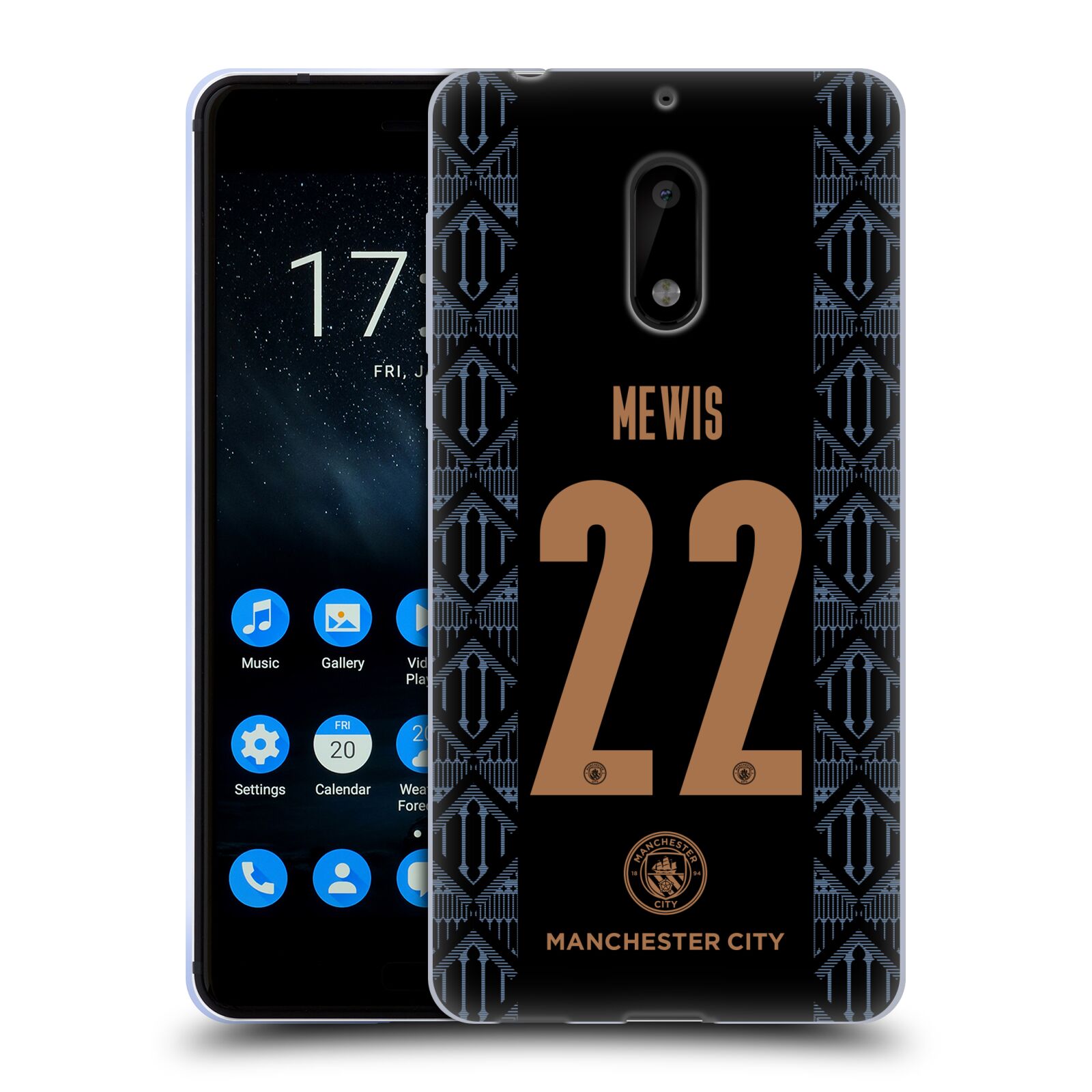 MAN CITY FC 2020/21 WOMEN'S AWAY KIT GROUP 1 SOFT GEL CASE FOR NOKIA PHONES 1 - 第 18/19 張圖片