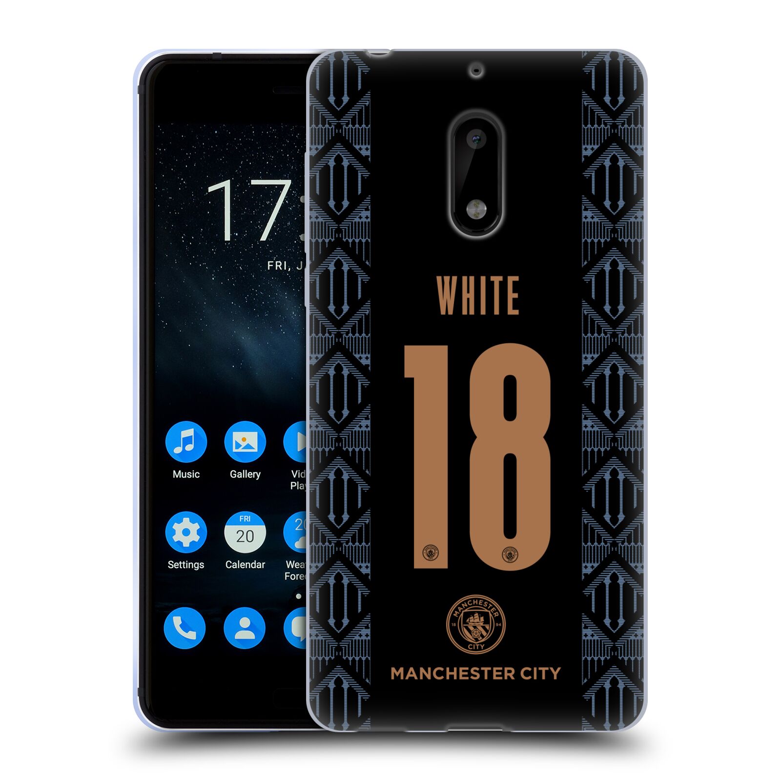 MAN CITY FC 2020/21 WOMEN'S AWAY KIT GROUP 1 SOFT GEL CASE FOR NOKIA PHONES 1 - 第 10/19 張圖片