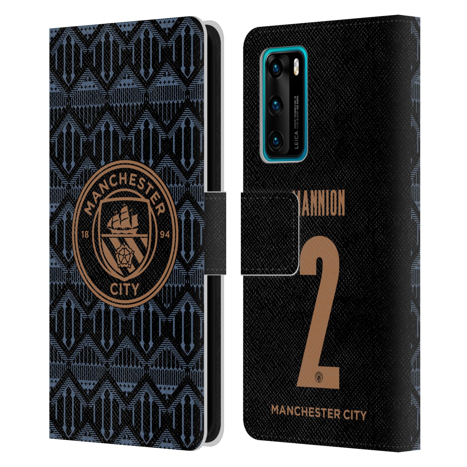 MAN CITY FC 2020/21 WOMEN'S AWAY KIT GROUP 2 LEATHER BOOK CASE FOR HUAWEI PHONES - 第 7/10 張圖片