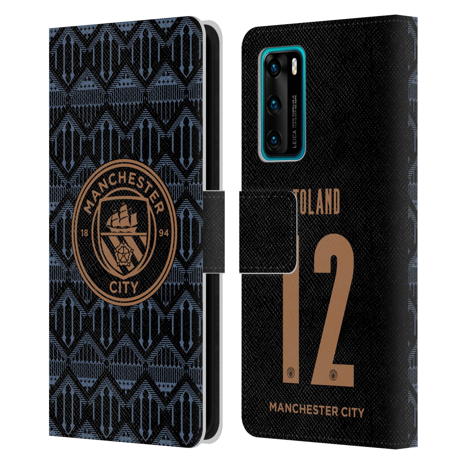 MAN CITY FC 2020/21 WOMEN'S AWAY KIT GROUP 2 LEATHER BOOK CASE FOR HUAWEI PHONES - 第 10/10 張圖片