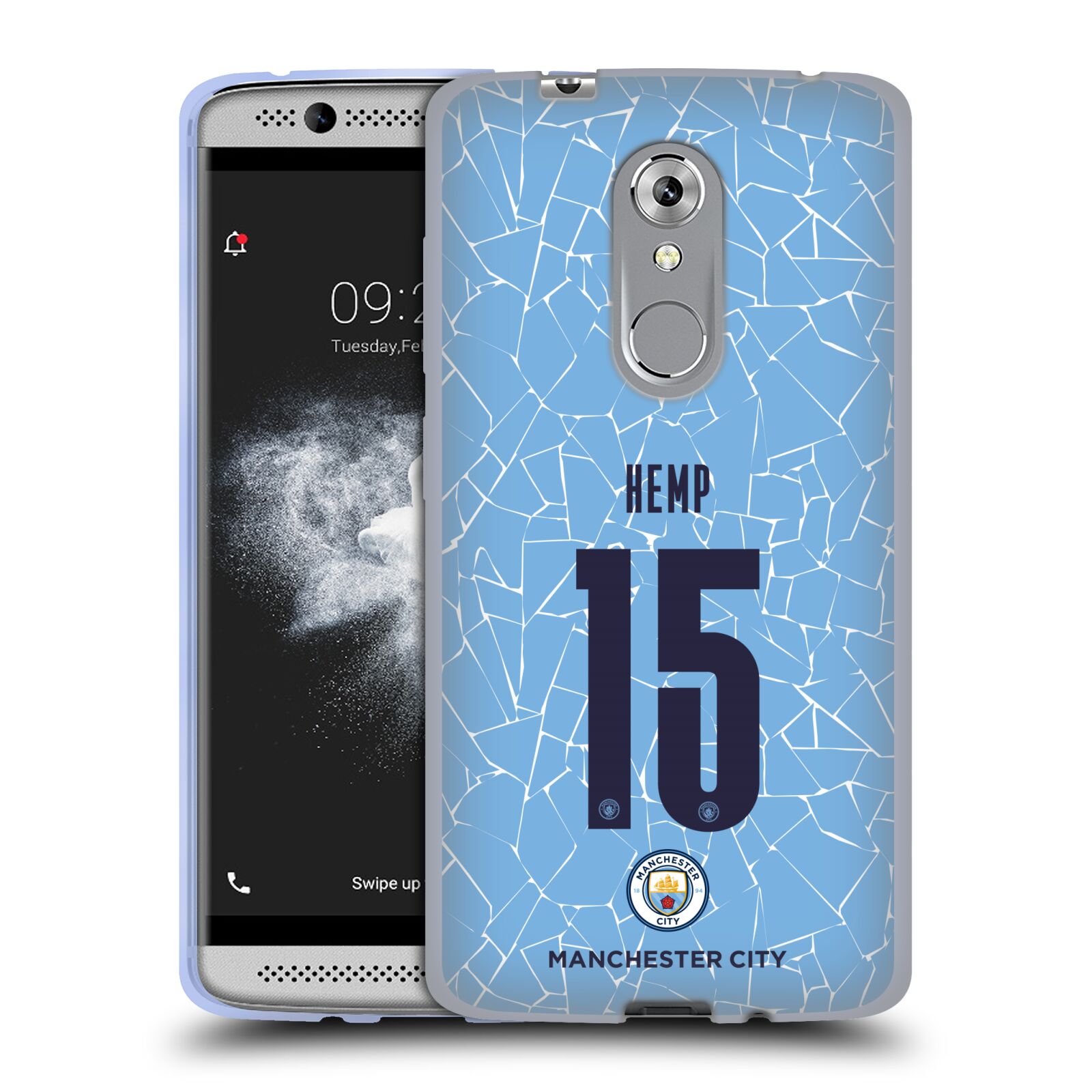 MAN CITY FC 2020/21 WOMEN'S HOME KIT GROUP 1 SOFT GEL CASE FOR ZTE PHONES - 第 17/19 張圖片