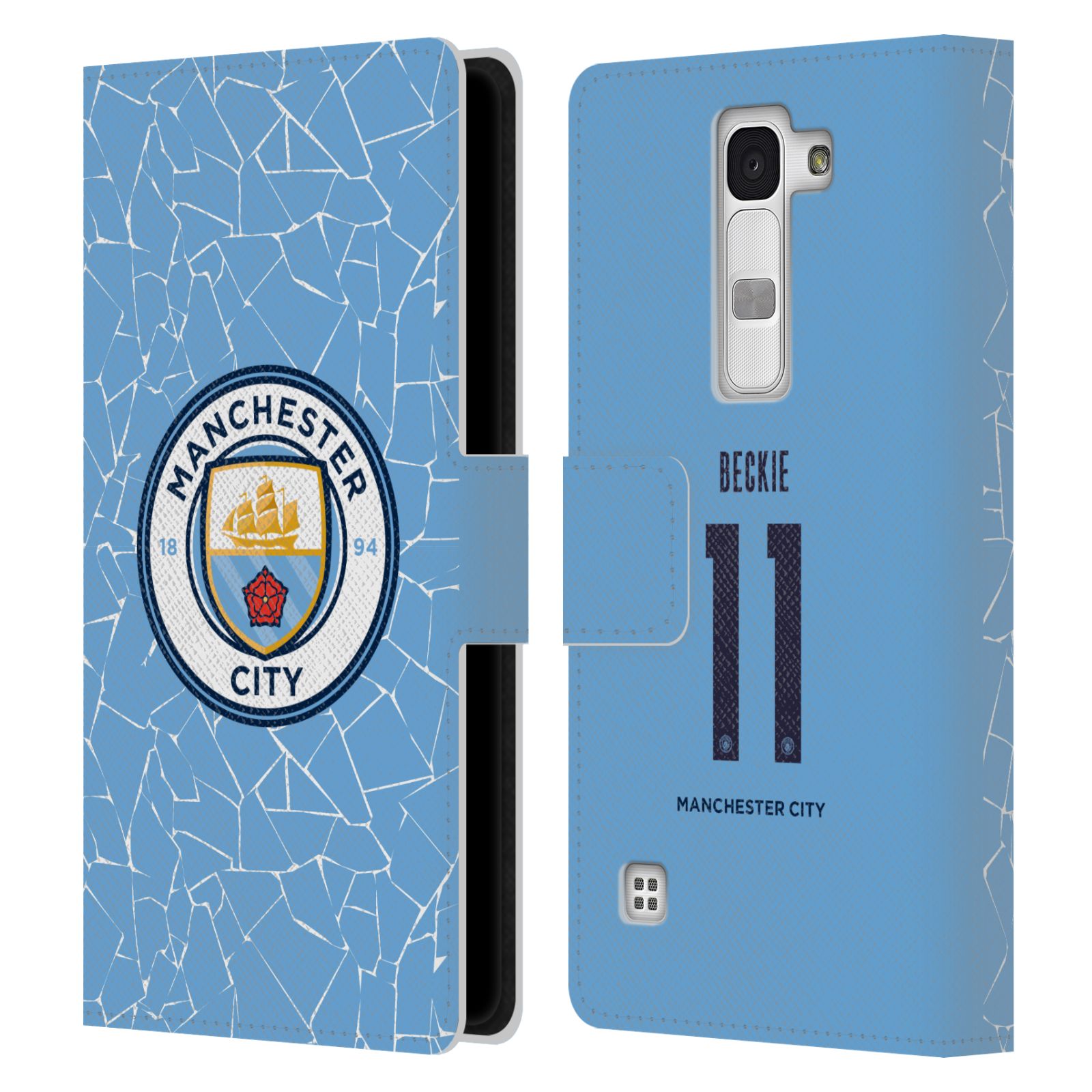 MAN CITY FC 2020/21 WOMEN'S HOME KIT GROUP 1 LEATHER BOOK CASE FOR LG PHONES 2 - 第 11/17 張圖片