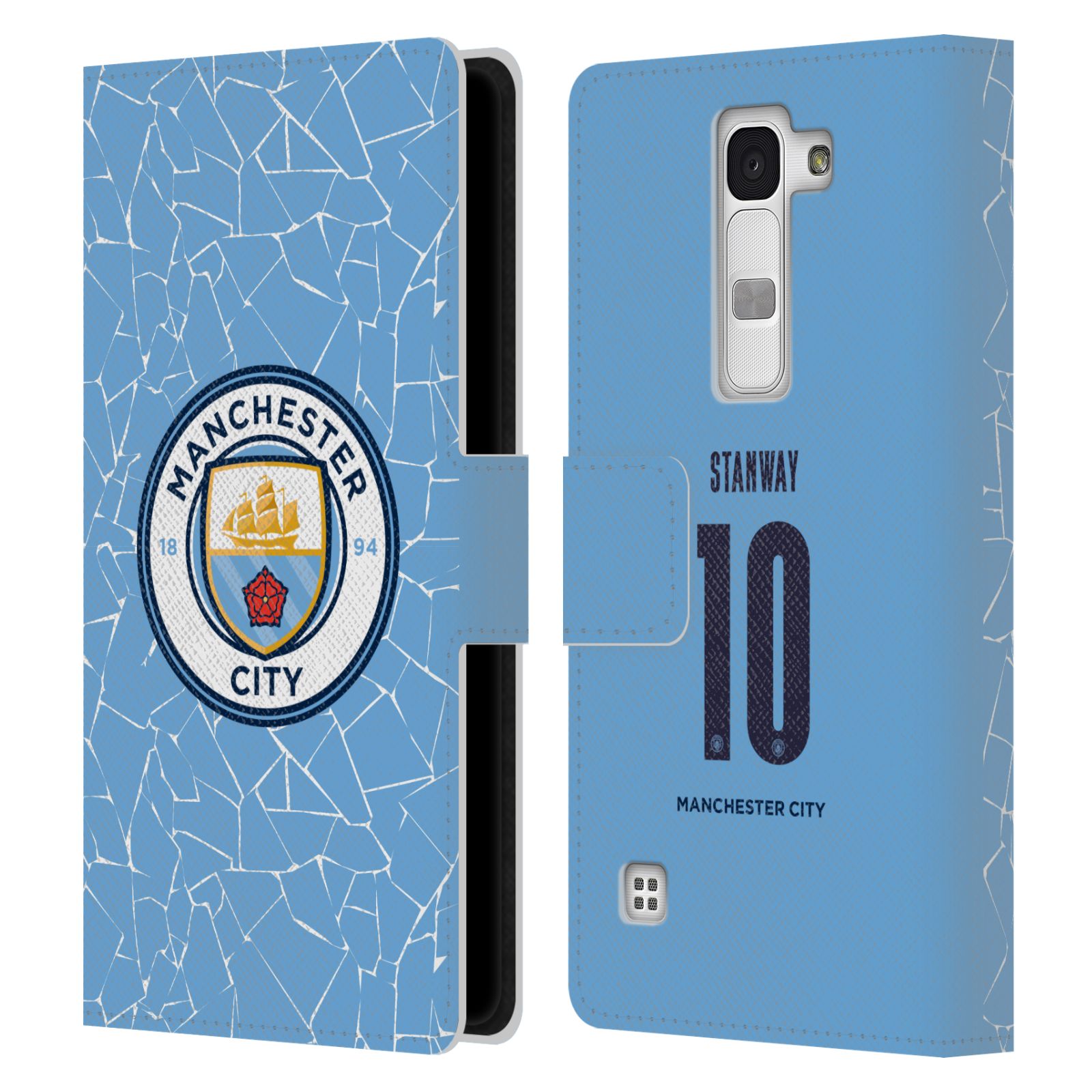MAN CITY FC 2020/21 WOMEN'S HOME KIT GROUP 1 LEATHER BOOK CASE FOR LG PHONES 2 - 第 10/17 張圖片
