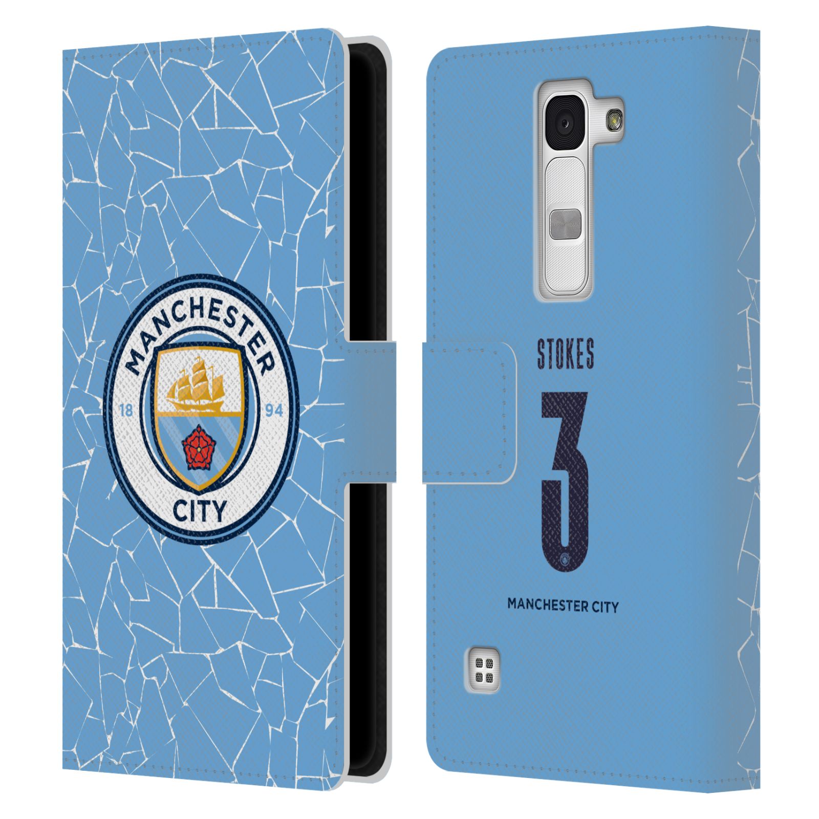 MAN CITY FC 2020/21 WOMEN'S HOME KIT GROUP 1 LEATHER BOOK CASE FOR LG PHONES 2 - 第 7/17 張圖片