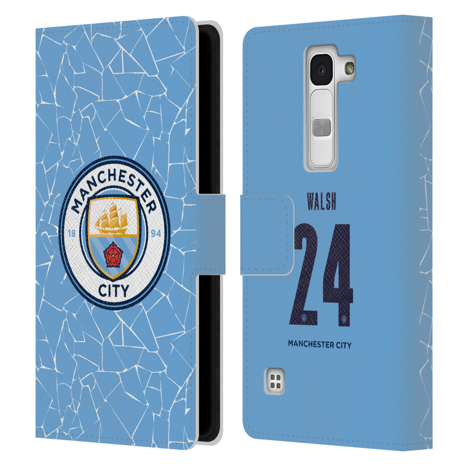 MAN CITY FC 2020/21 WOMEN'S HOME KIT GROUP 1 LEATHER BOOK CASE FOR LG PHONES 2 - 第 14/17 張圖片
