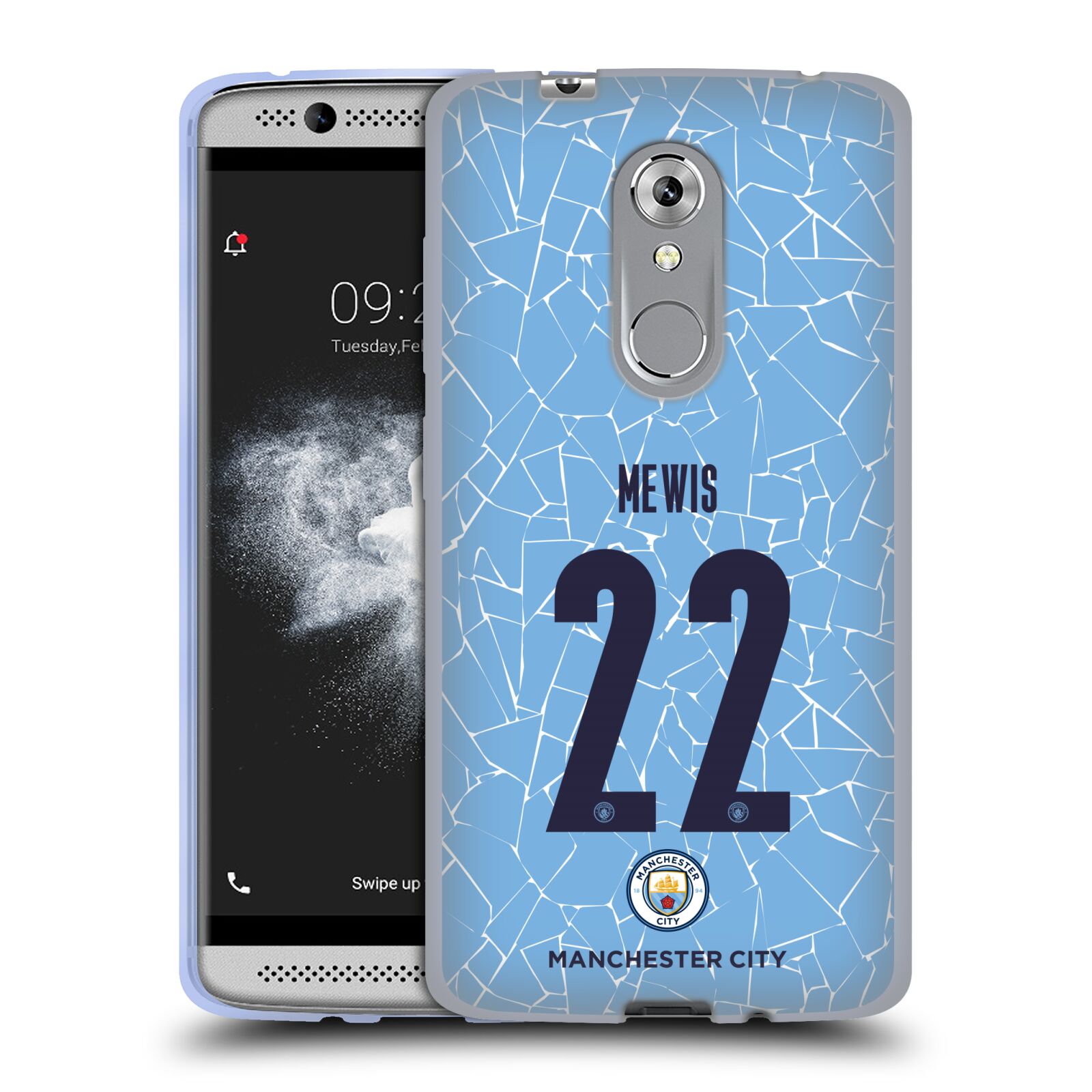 MAN CITY FC 2020/21 WOMEN'S HOME KIT GROUP 1 SOFT GEL CASE FOR ZTE PHONES - 第 18/19 張圖片