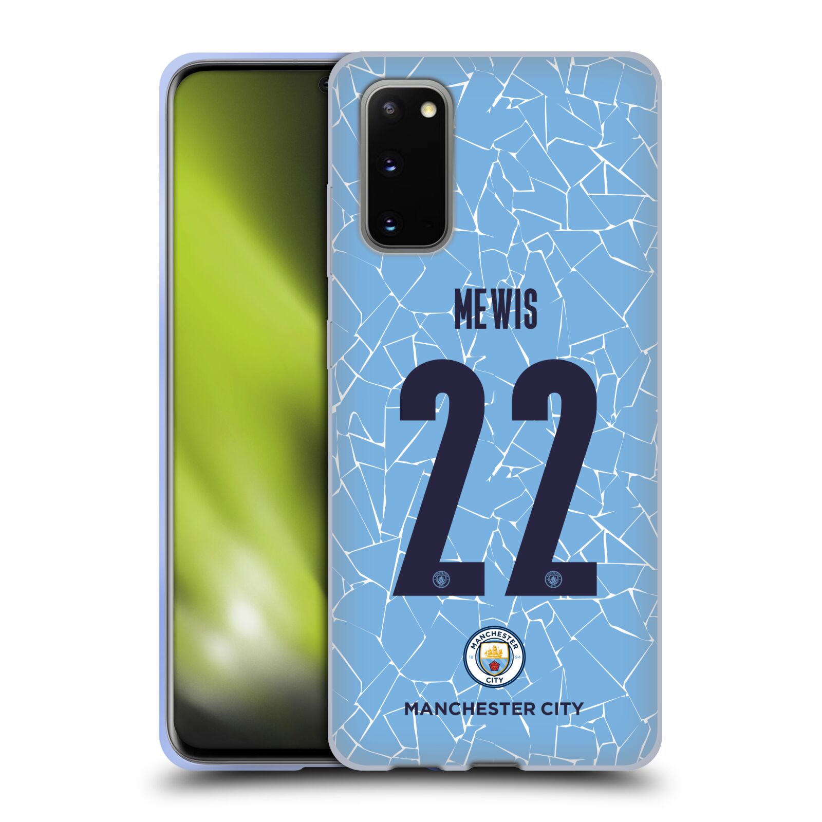 MAN CITY FC 2020/21 WOMEN'S HOME KIT GROUP 1 SOFT GEL CASE FOR SAMSUNG PHONES 1 - Picture 18 of 19