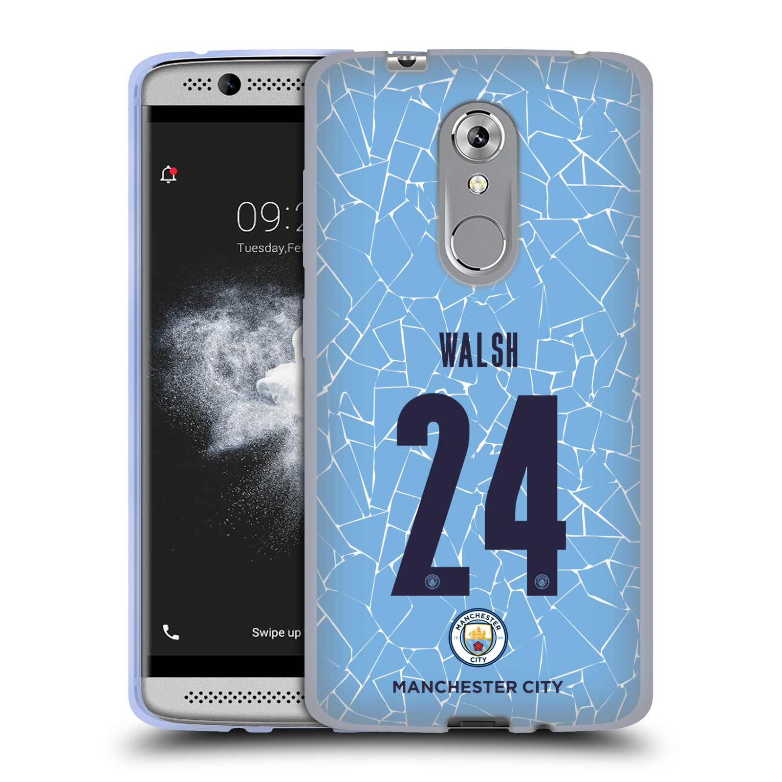 MAN CITY FC 2020/21 WOMEN'S HOME KIT GROUP 1 SOFT GEL CASE FOR ZTE PHONES - 第 16/19 張圖片