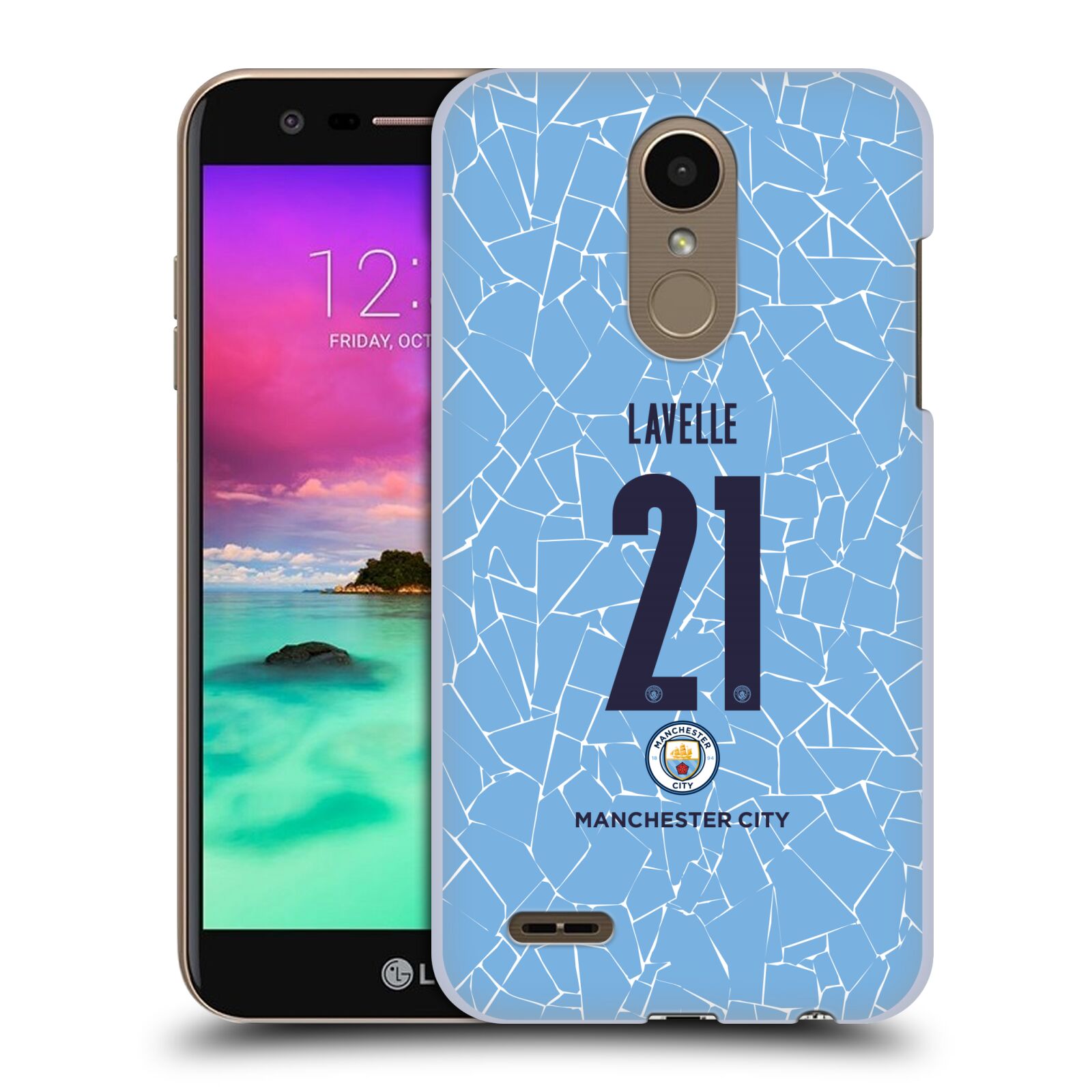 MAN CITY FC 2020/21 WOMEN'S HOME KIT GROUP 2 HARD BACK CASE FOR LG PHONES 1 - 第 18/19 張圖片