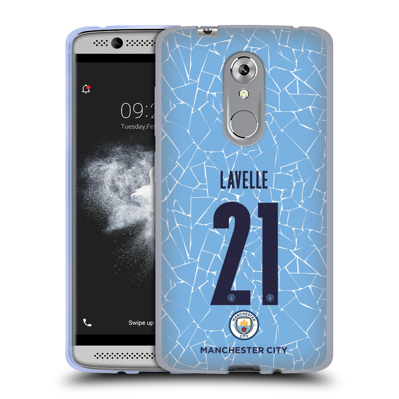 MAN CITY FC 2020/21 WOMEN'S HOME KIT GROUP 2 SOFT GEL CASE FOR ZTE PHONES - 第 18/19 張圖片