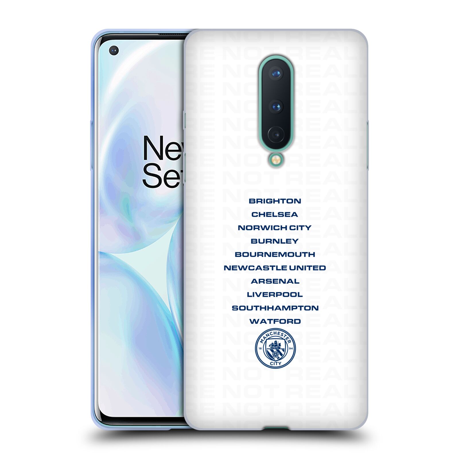 FUNDA DE GEL SUAVE MAN CITY FC WE'RE NOT REALMENTE HERE PARA TELÉFONOS GOOGLE ONEPLUS - Imagen 9 de 9