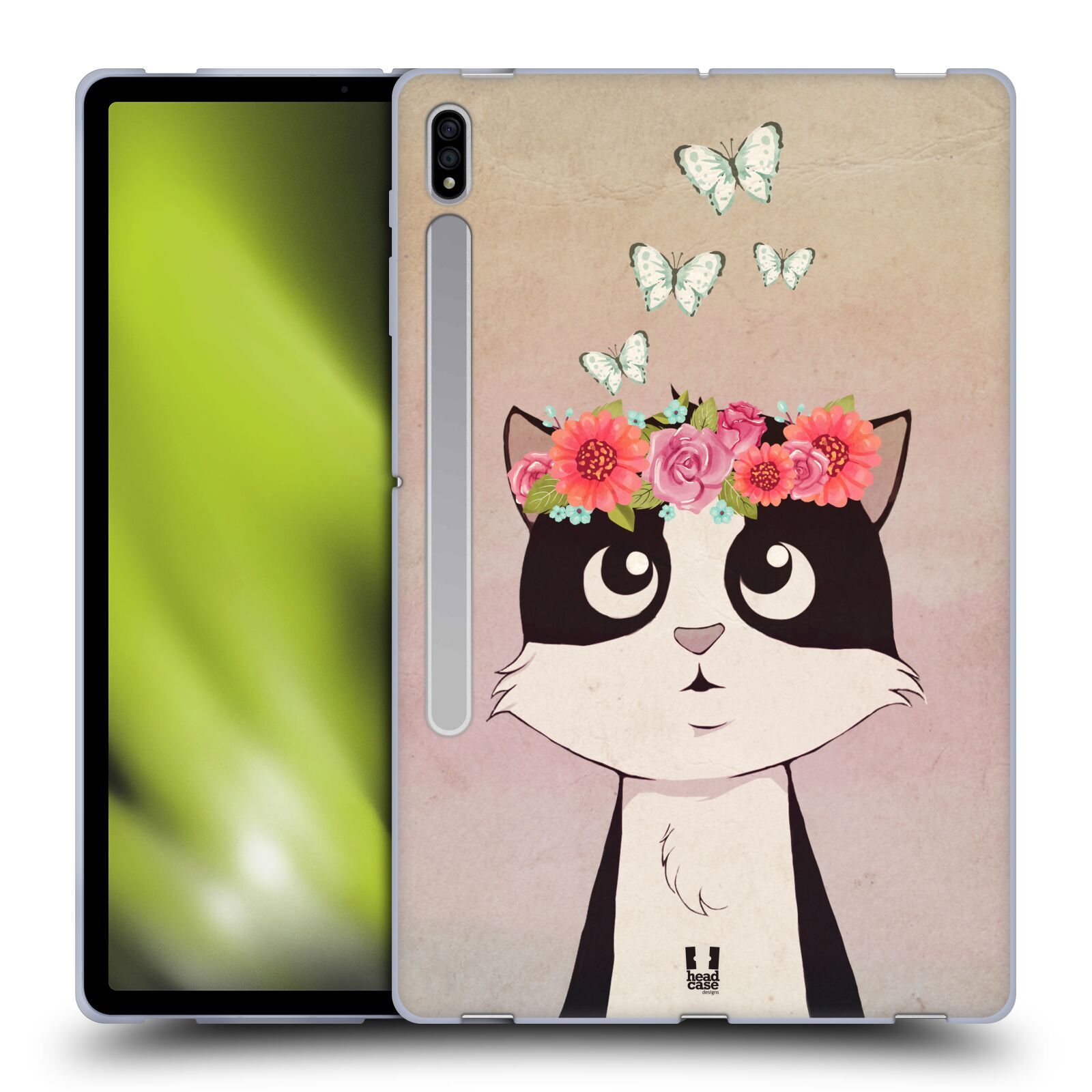 HEAD CASE DESIGNS MEADOW BLOSSOMS SOFT GEL CASE FOR SAMSUNG TABLETS 1 - Picture 8 of 10