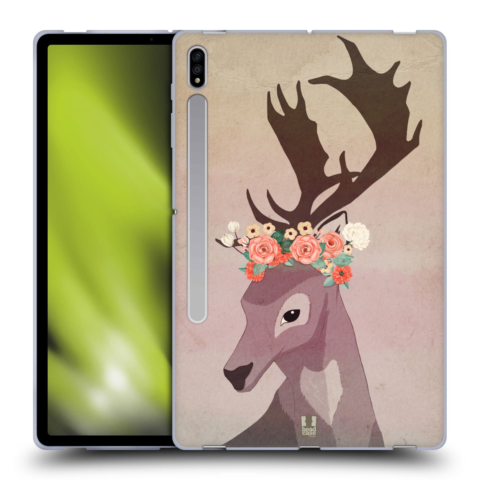 HEAD CASE DESIGNS MEADOW BLOSSOMS SOFT GEL CASE FOR SAMSUNG TABLETS 1 - Picture 9 of 10