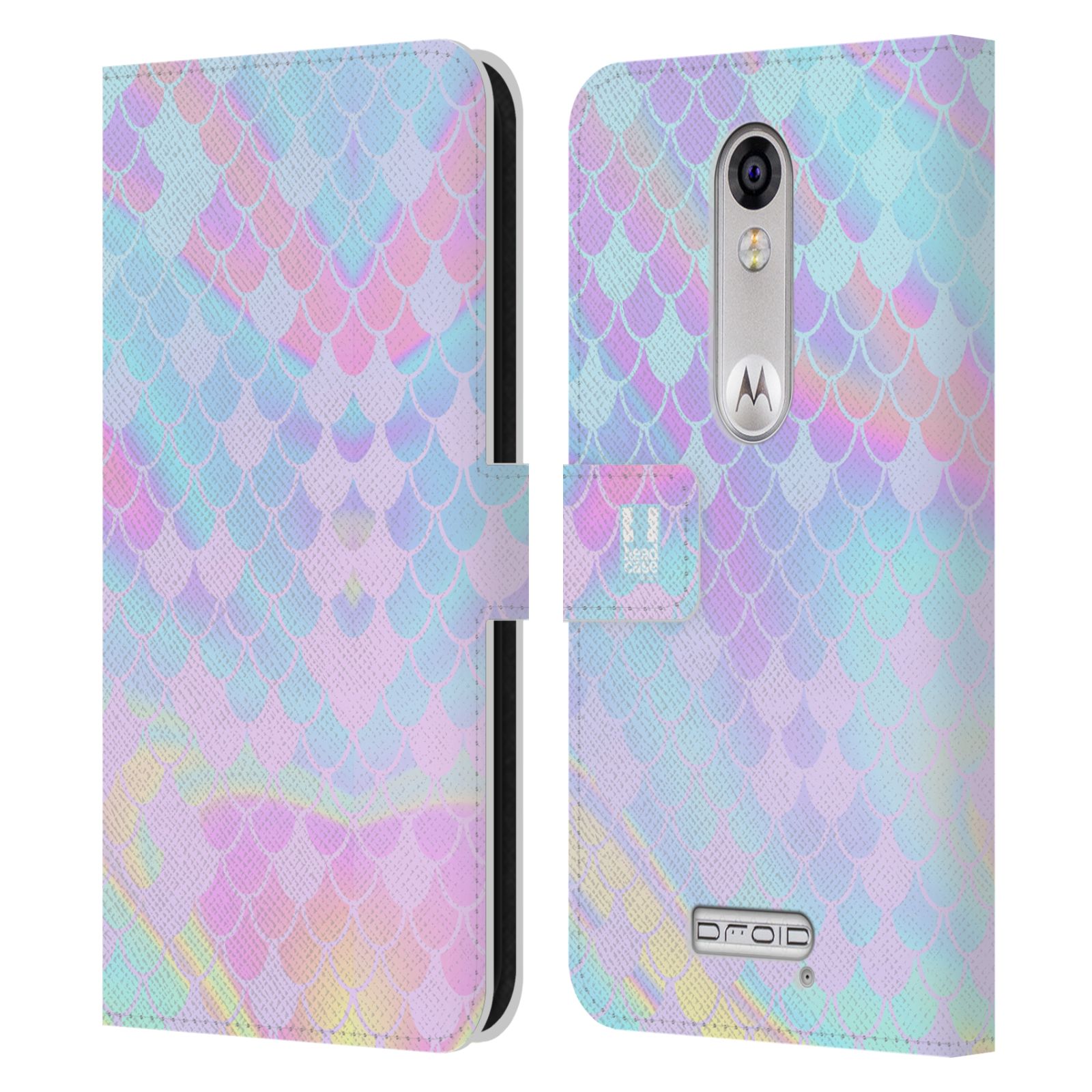 HEAD CASE DESIGNS MERMAID SCALES LEATHER BOOK WALLET CASE FOR MOTOROLA PHONES 2 - Picture 9 of 11