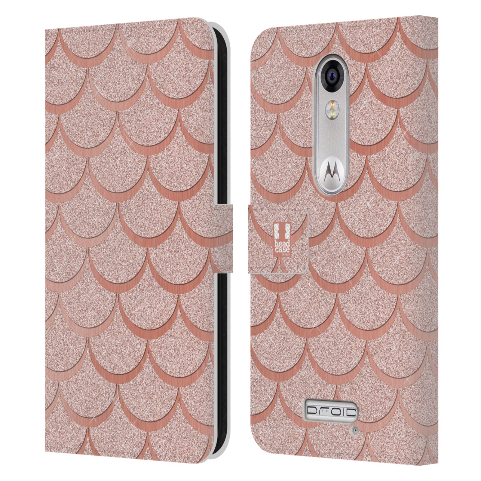 HEAD CASE DESIGNS MERMAID SCALES LEATHER BOOK WALLET CASE FOR MOTOROLA PHONES 2 - Picture 10 of 11