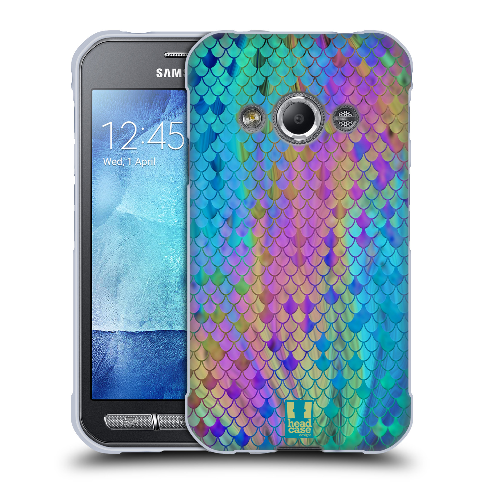 HEAD CASE DESIGNS MERMAID SCALES 2 SOFT GEL CASE FOR SAMSUNG PHONES 4