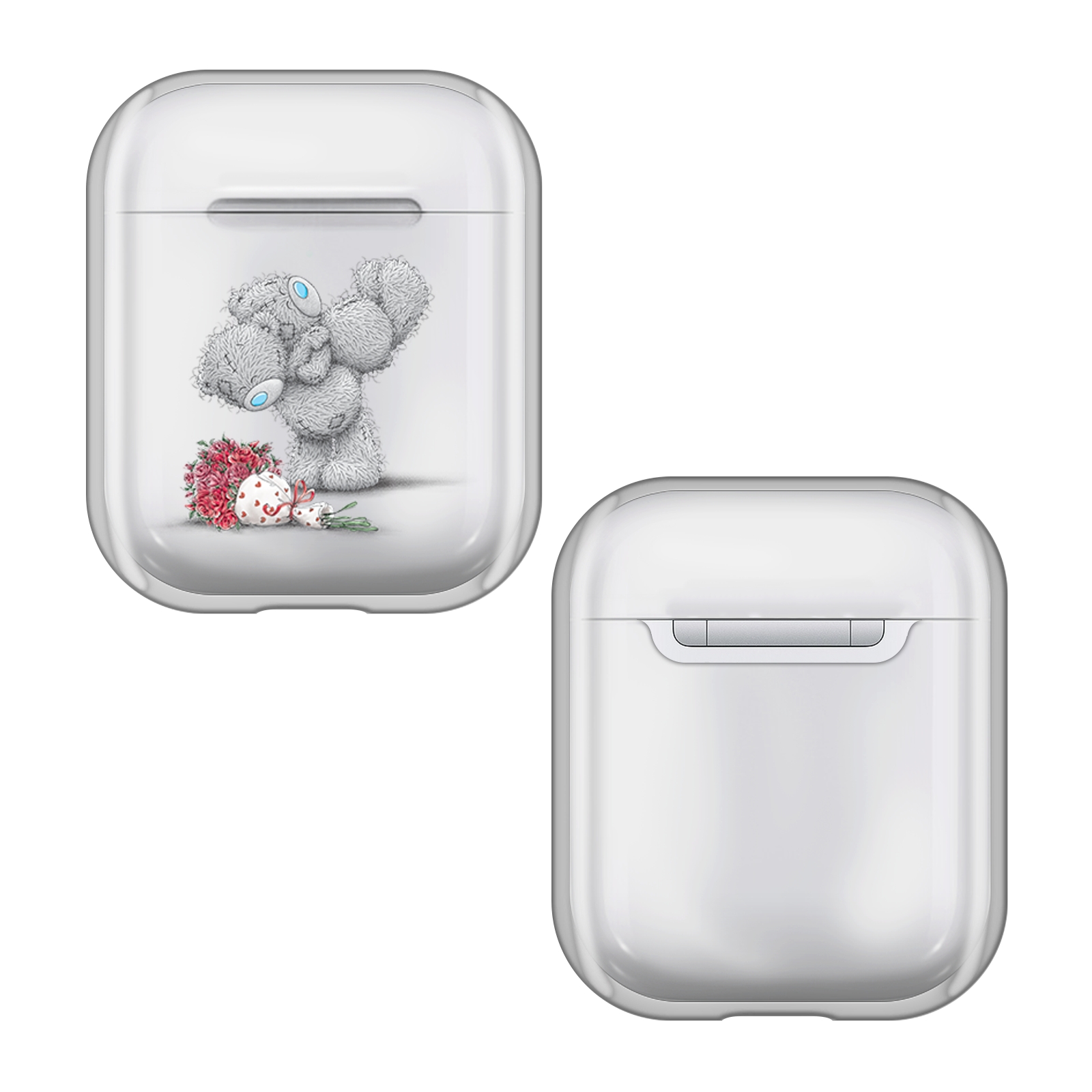 CUSTODIA COVER RIGIDA UFFICIALE ME TO YOU ALL ABOUT LOVE TRASPARENTE PER AIRPODS - Foto 11 di 15
