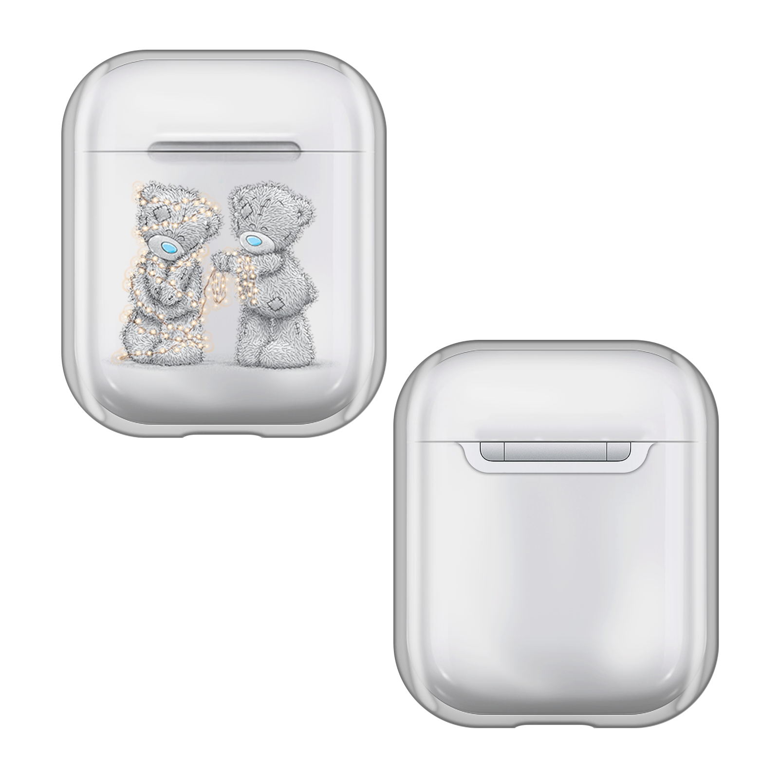 CUSTODIA COVER RIGIDA UFFICIALE ME TO YOU ALL ABOUT LOVE TRASPARENTE PER AIRPODS - Foto 13 di 15