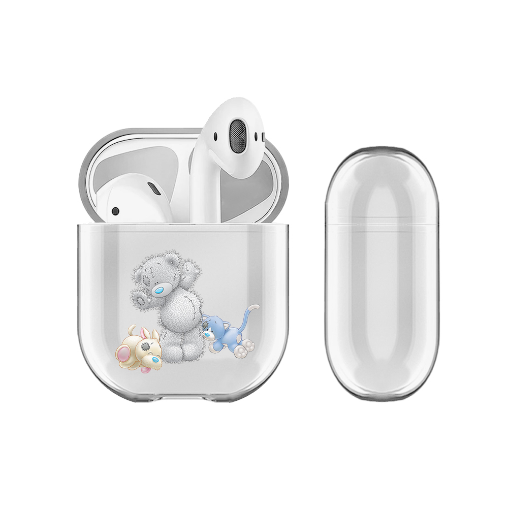 OFFICIAL ME TO YOU CLASSIC TATTY TEDDY CLEAR HARD CRYSTAL COVER CASE FOR AIRPODS - Picture 16 of 18