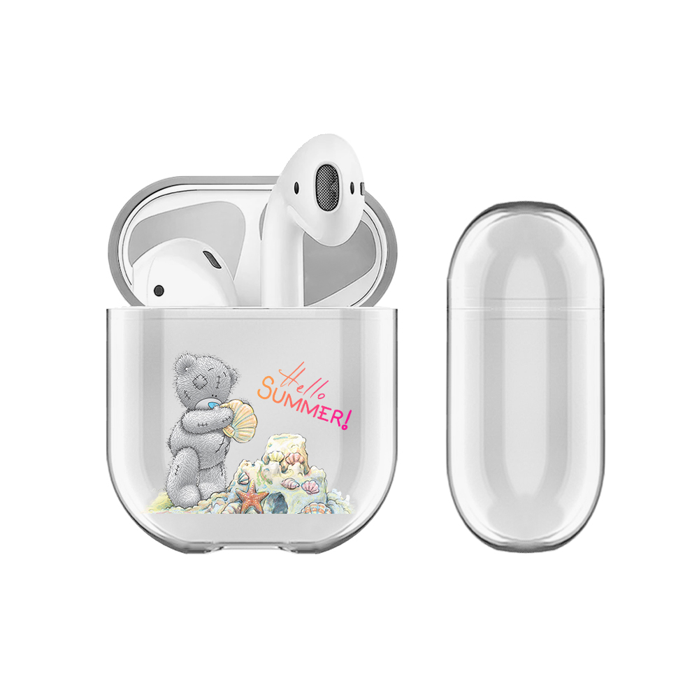 OFFICIAL ME TO YOU CLASSIC TATTY TEDDY CLEAR HARD CRYSTAL COVER CASE FOR AIRPODS - Picture 17 of 18