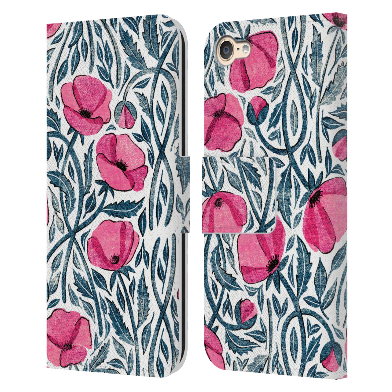 MICKLYN LE FEUVRE FLORA AND FAUNA LEATHER BOOK WALLET CASE FOR APPLE iPOD TOUCH - Picture 9 of 16