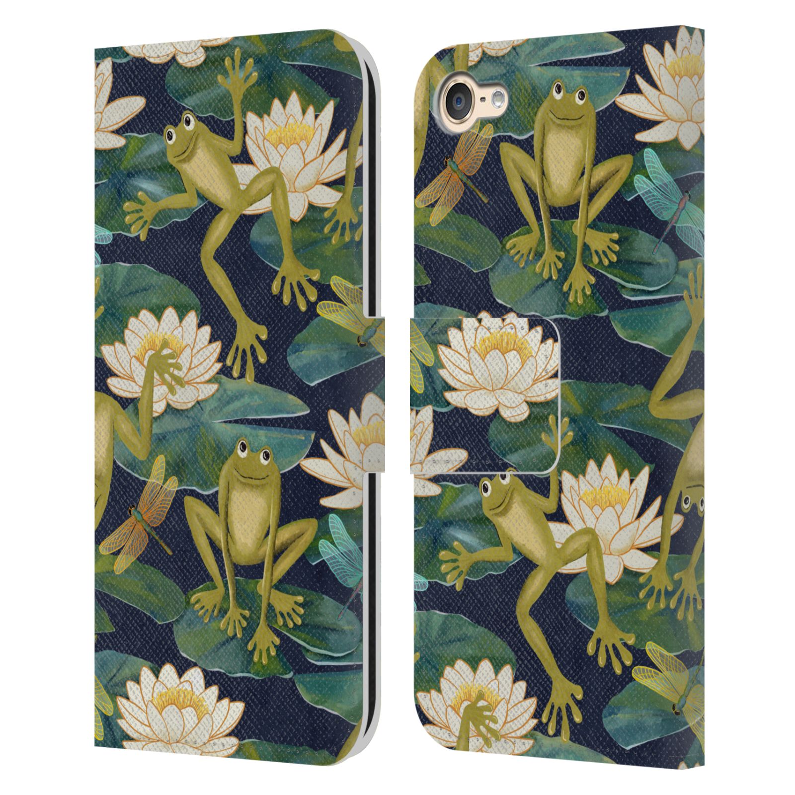 MICKLYN LE FEUVRE FLORA AND FAUNA LEATHER BOOK WALLET CASE FOR APPLE iPOD TOUCH - Picture 7 of 16