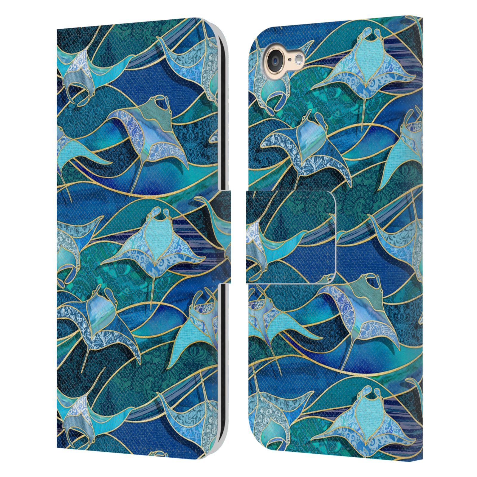 MICKLYN LE FEUVRE FLORA AND FAUNA LEATHER BOOK WALLET CASE FOR APPLE iPOD TOUCH - Picture 11 of 16