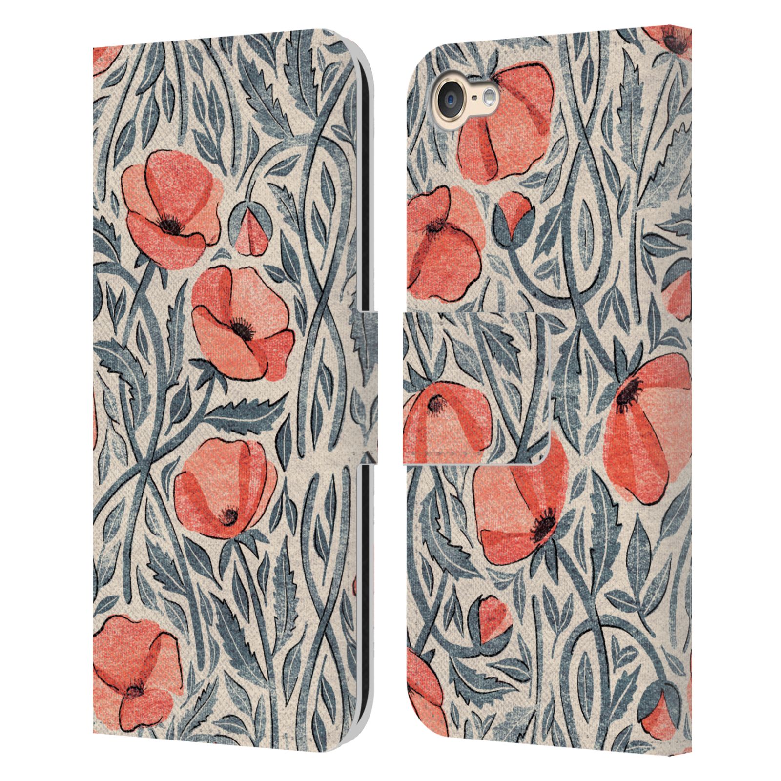MICKLYN LE FEUVRE FLORA AND FAUNA LEATHER BOOK WALLET CASE FOR APPLE iPOD TOUCH - Picture 12 of 16