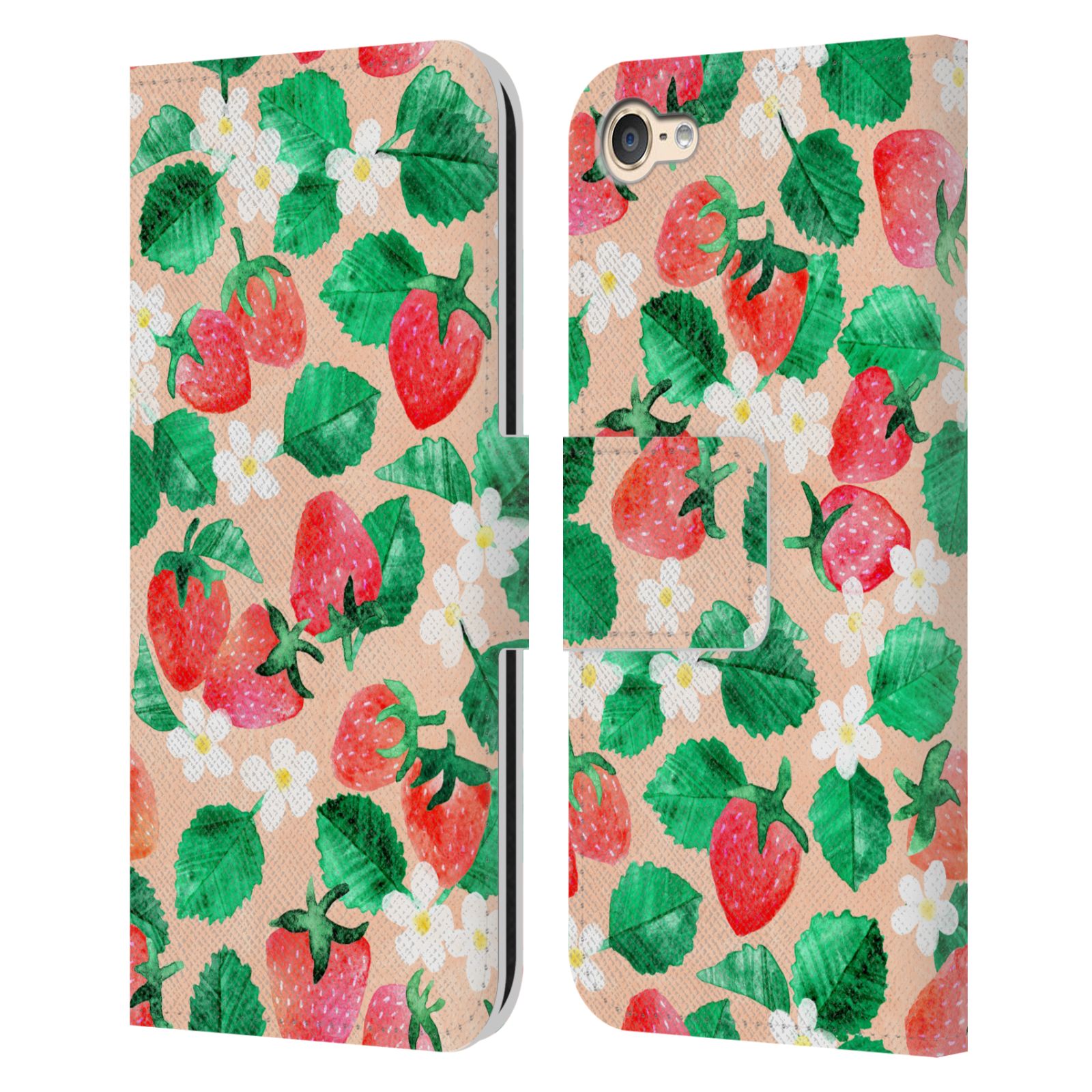 MICKLYN LE FEUVRE FLORA AND FAUNA LEATHER BOOK WALLET CASE FOR APPLE iPOD TOUCH - Picture 14 of 16