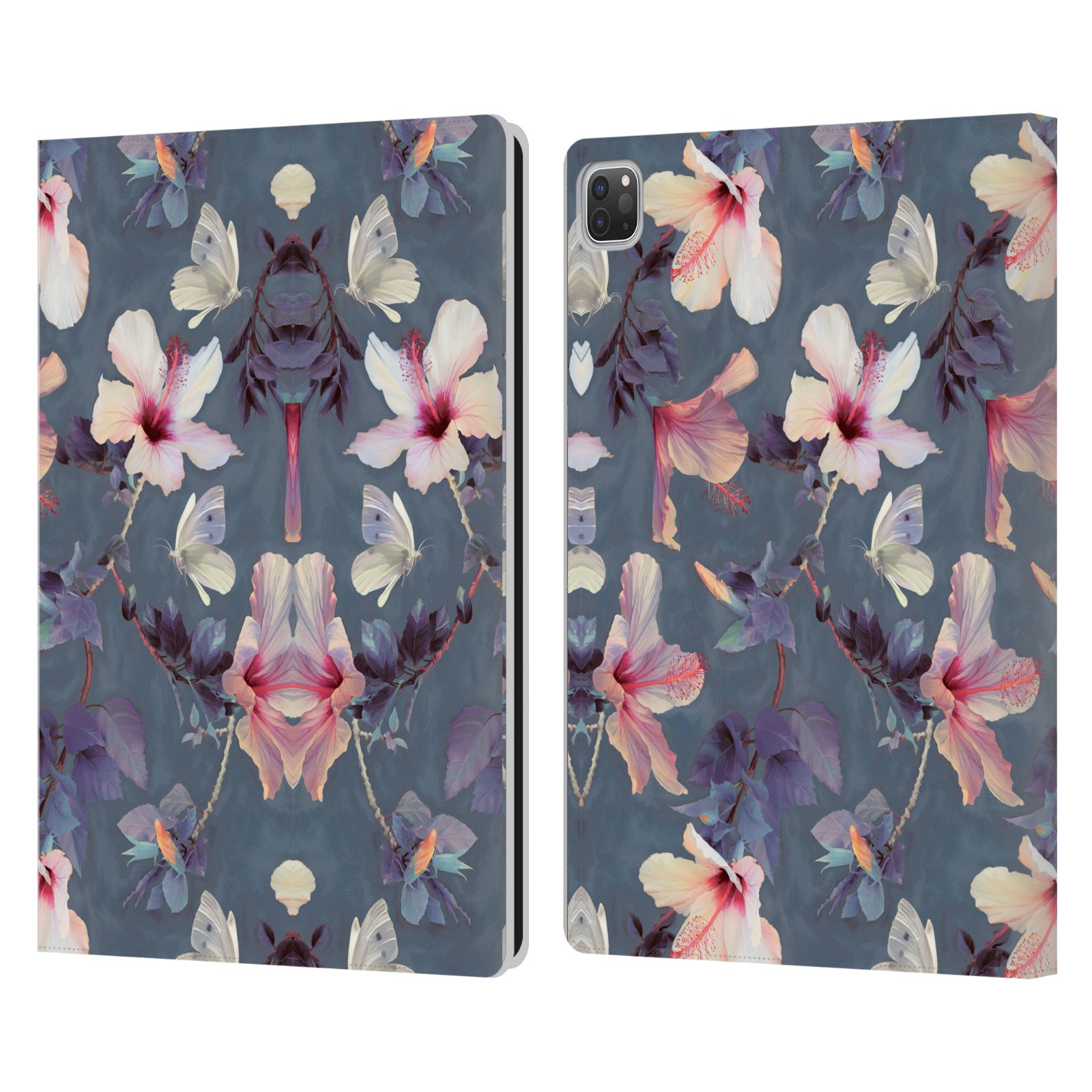 OFFICIAL MICKLYN LE FEUVRE FLORALS LEATHER BOOK WALLET CASE FOR APPLE iPAD - Picture 9 of 19
