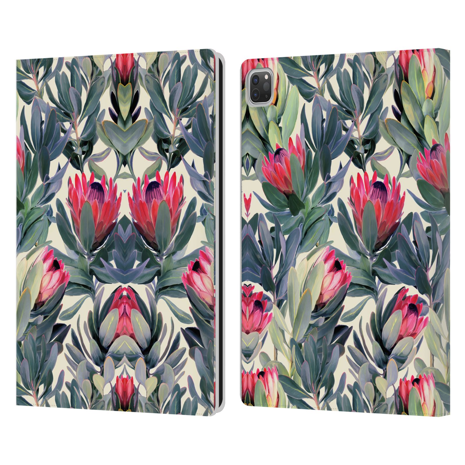 OFFICIAL MICKLYN LE FEUVRE FLORALS LEATHER BOOK WALLET CASE FOR APPLE iPAD - Picture 13 of 19