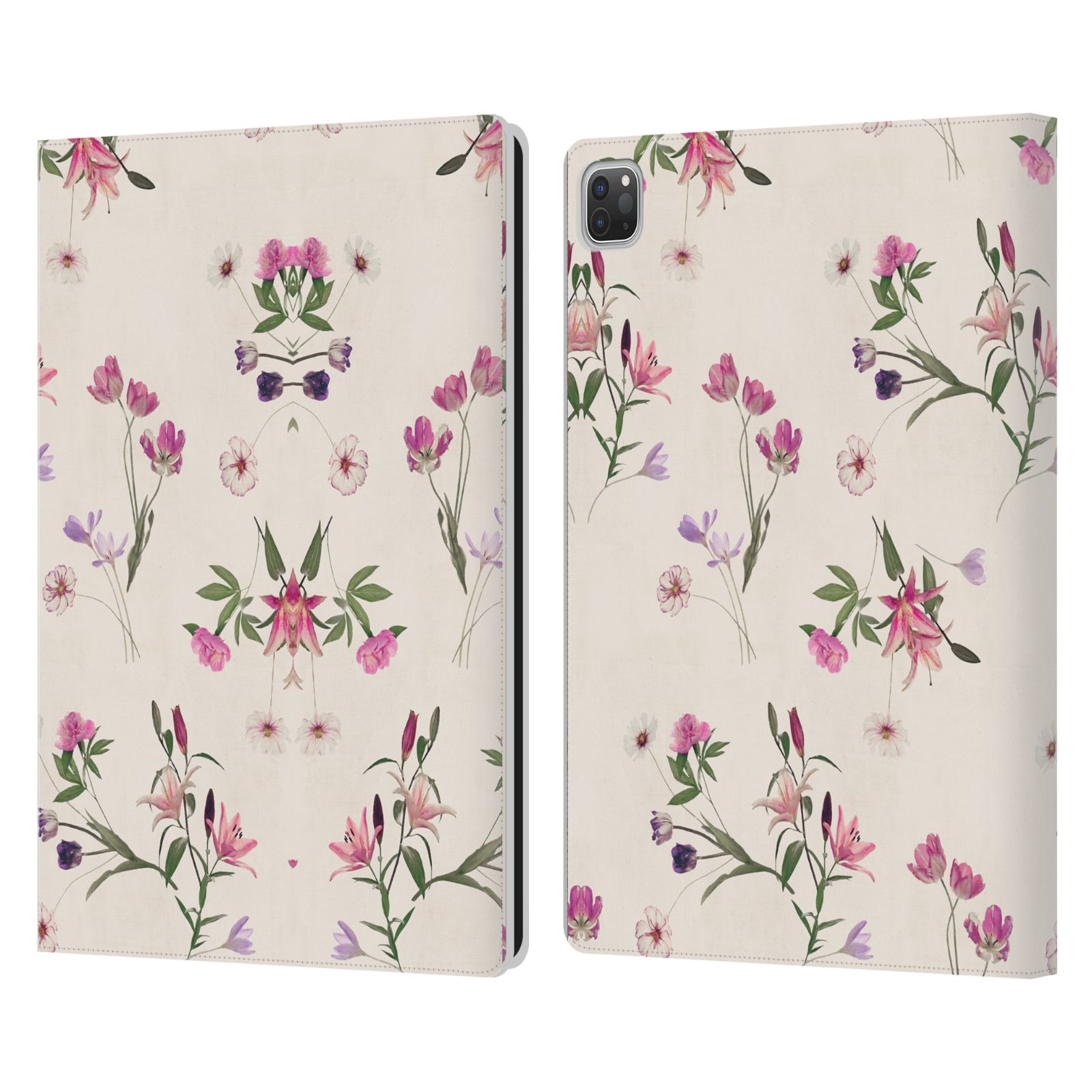 OFFICIAL MICKLYN LE FEUVRE FLORALS LEATHER BOOK WALLET CASE FOR APPLE iPAD - Picture 18 of 19